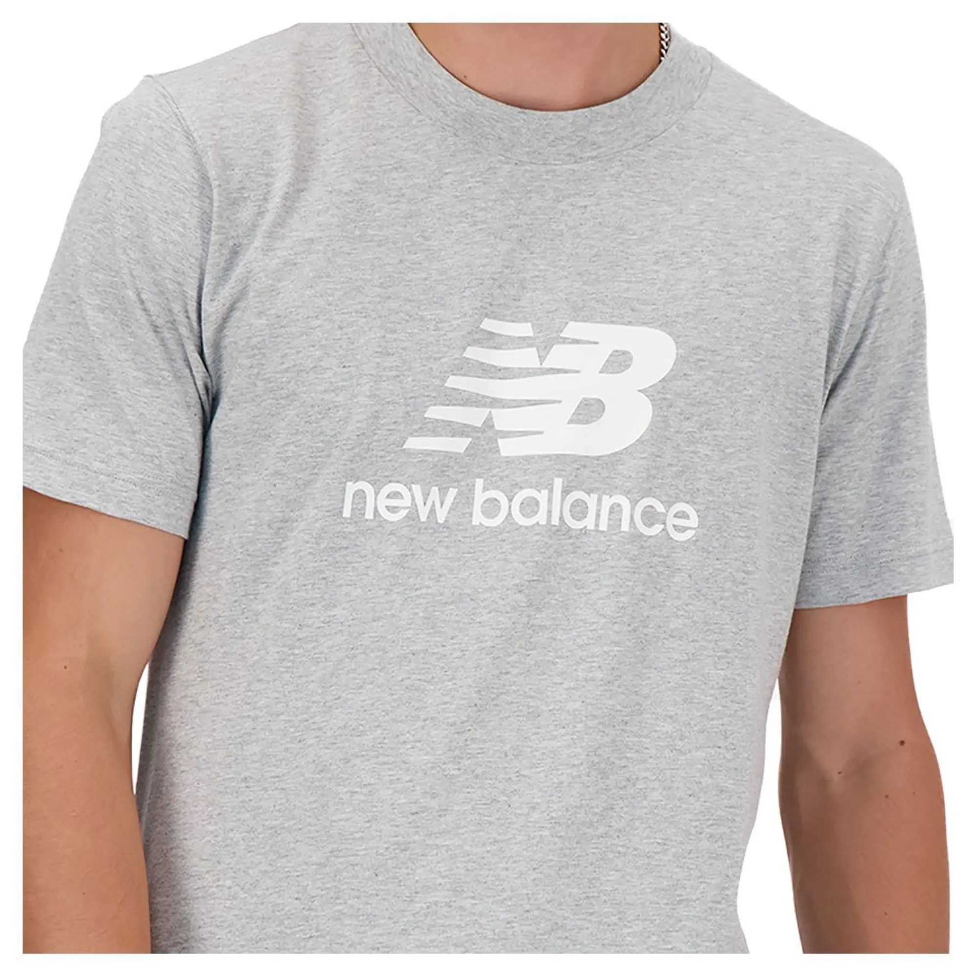 T-Shirt New Balance Sport Essentials Logo T-Shirt Athletic Grey S