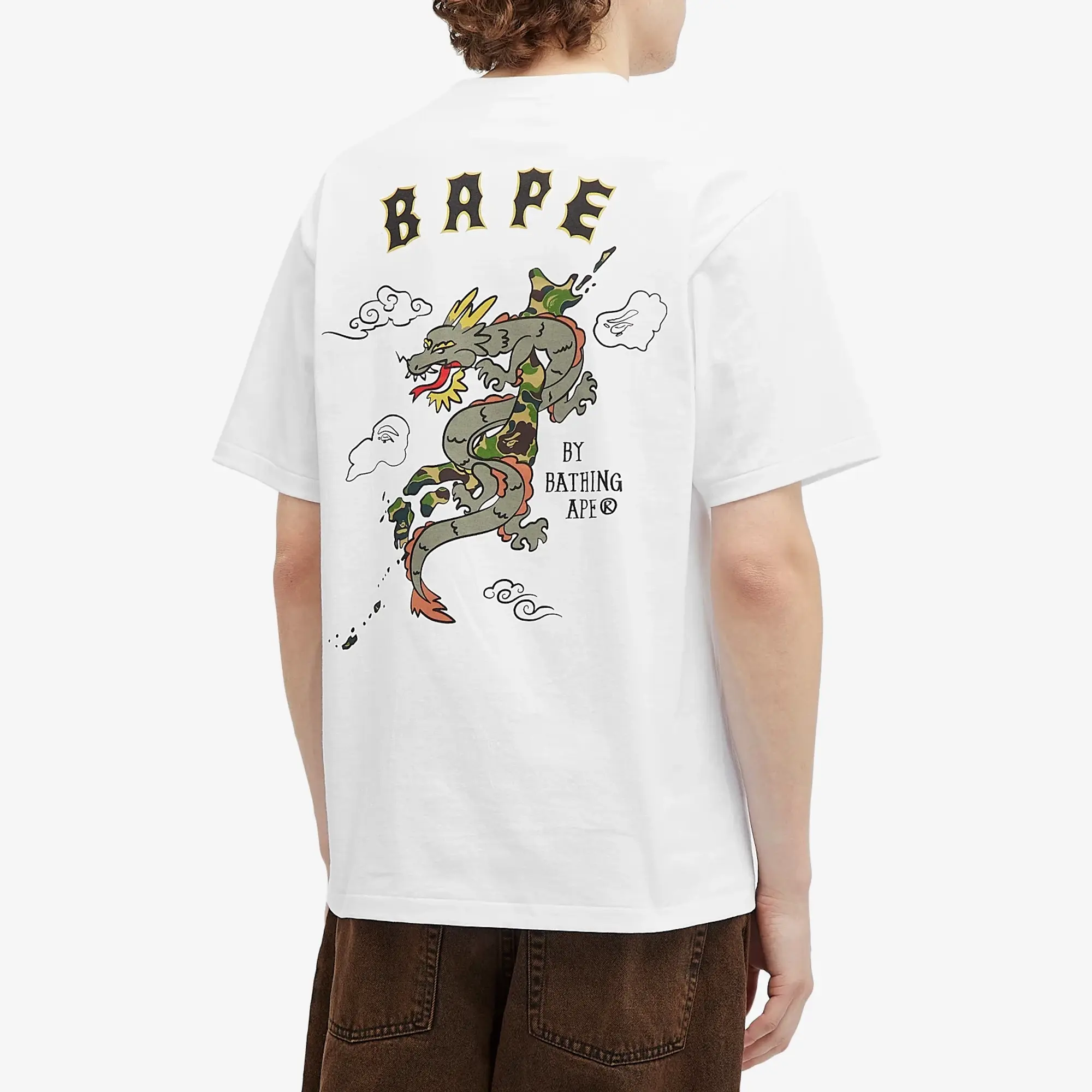 A Bathing Ape Men's Souvenir Graphic T-Shirt White