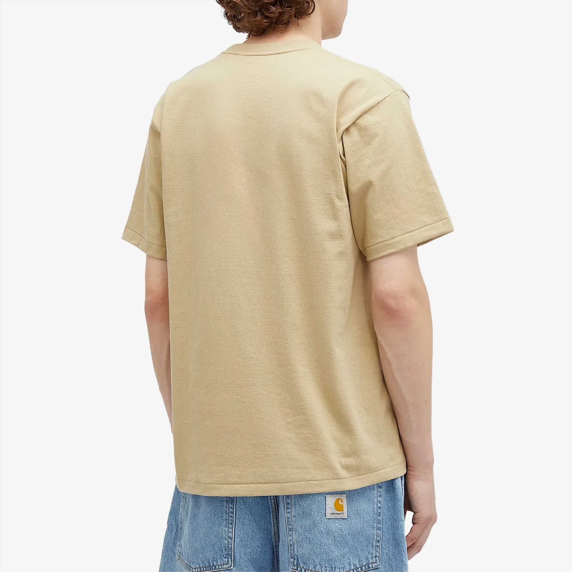 A Bathing Ape Men's College T-Shirt Beige