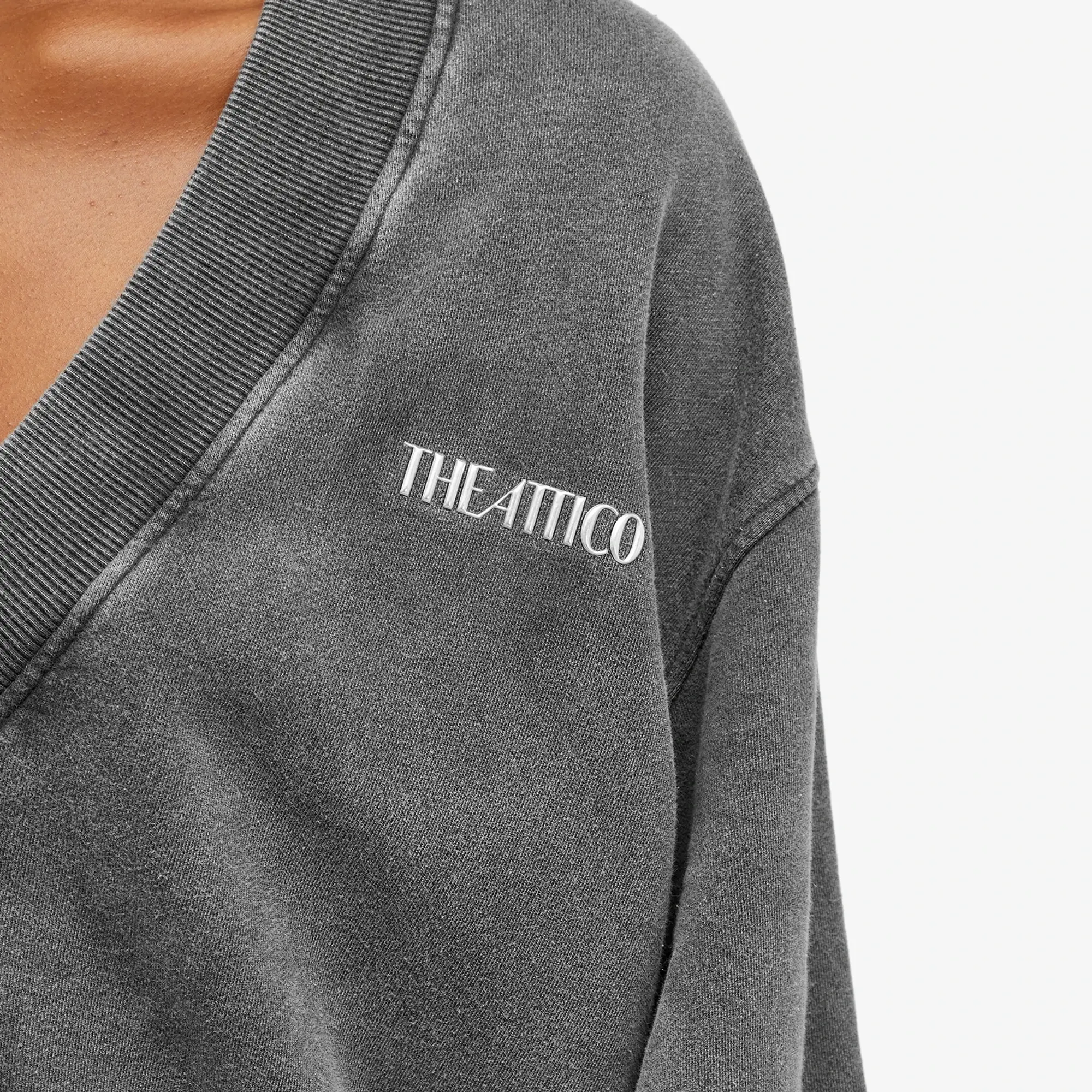 The Attico Women's Sweatshirt Black Fade