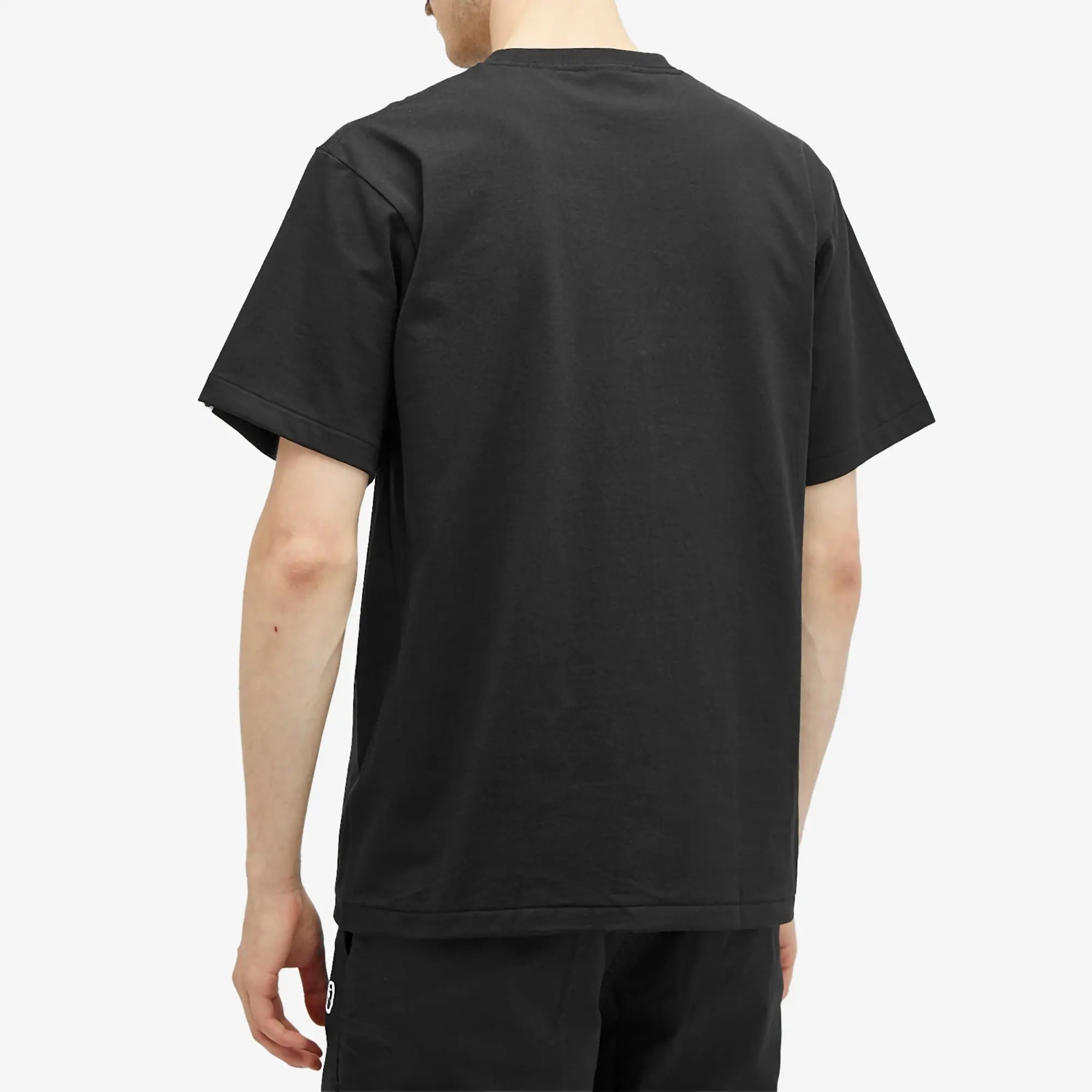 A Bathing Ape Men's Colour Camo College T-Shirt Black X Navy