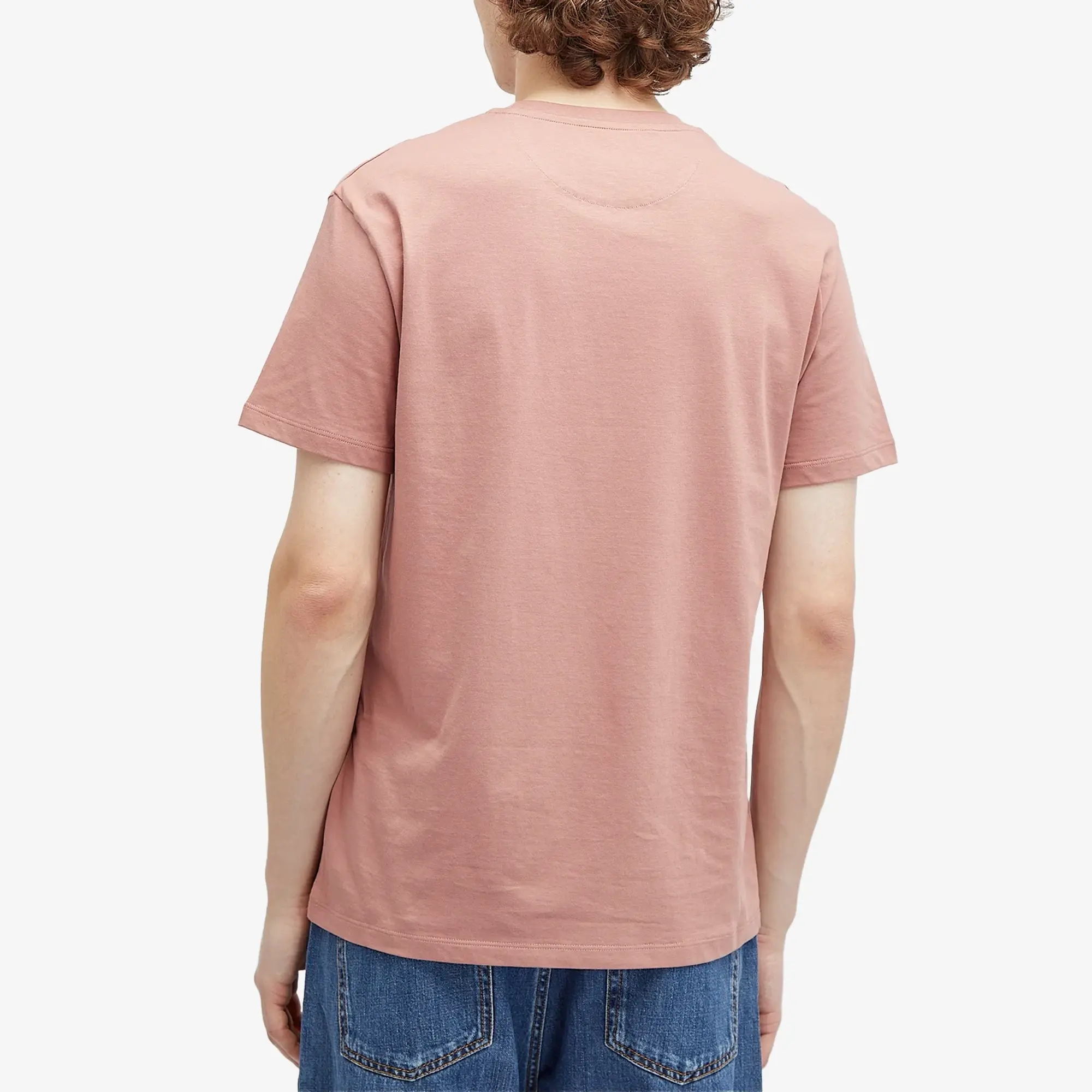 Valentino Men's Small V Logo T Shirt Malva