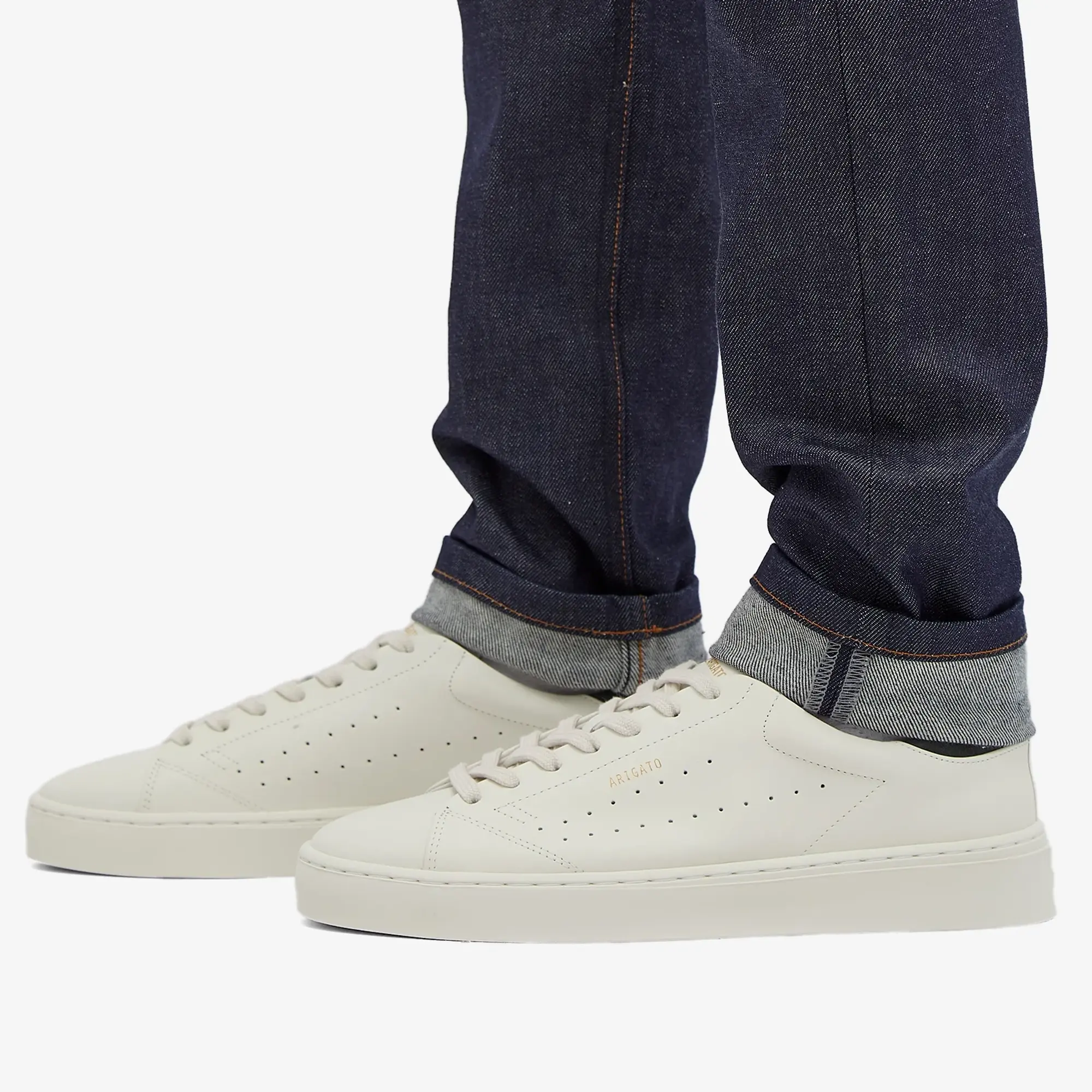 Axel Arigato Men's Court Sneaker Off White/Blue