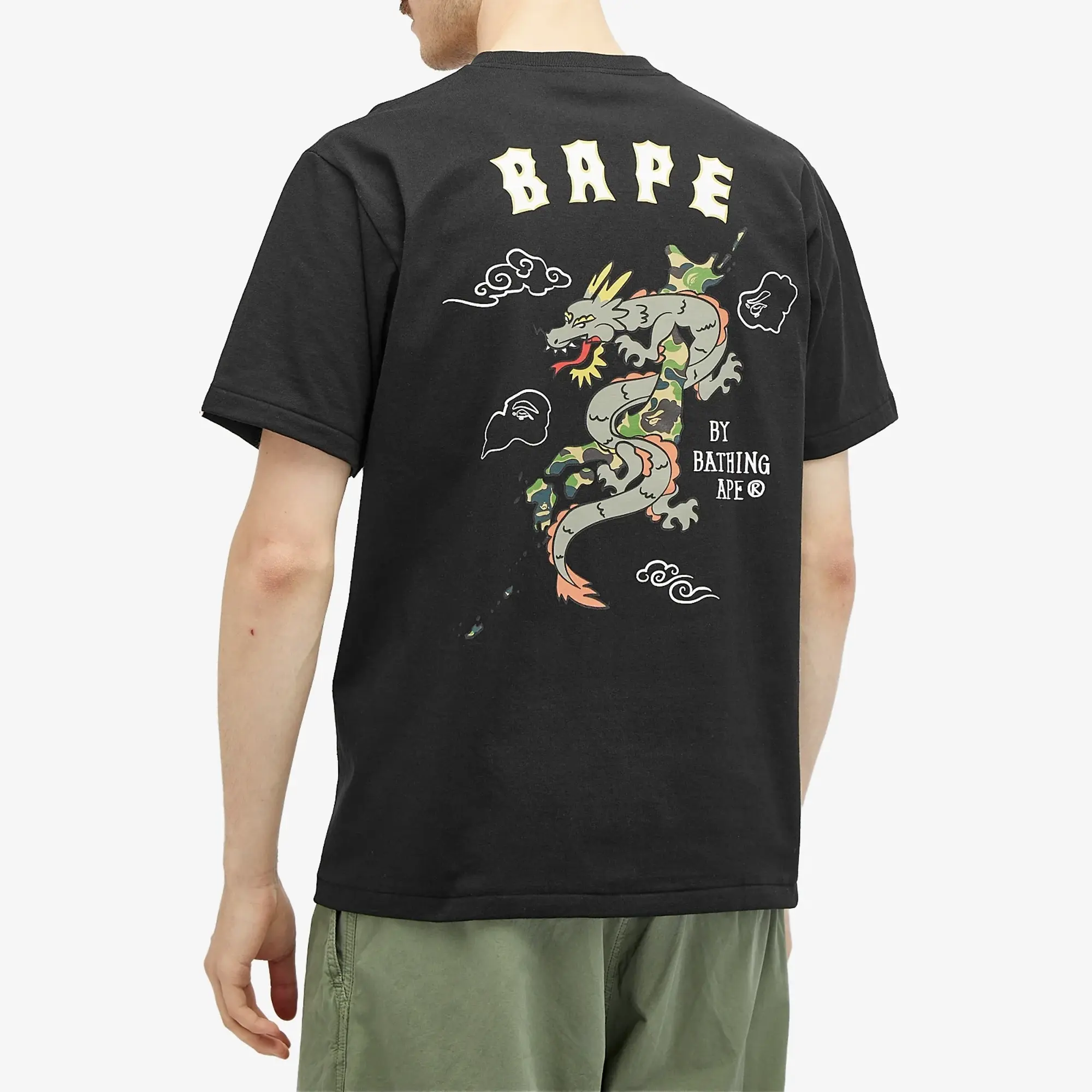 A Bathing Ape Men's Souvenir Graphic T-Shirt Black