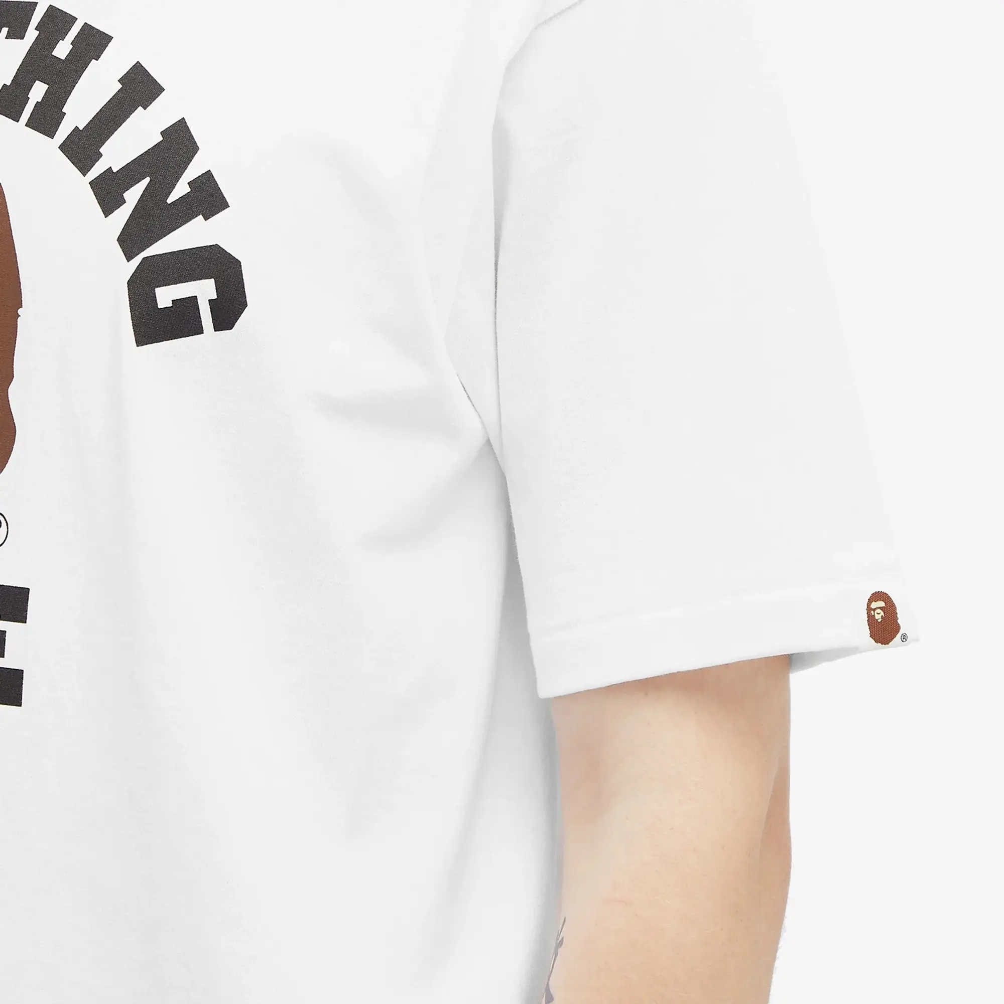 A Bathing Ape Men's College T-Shirt White