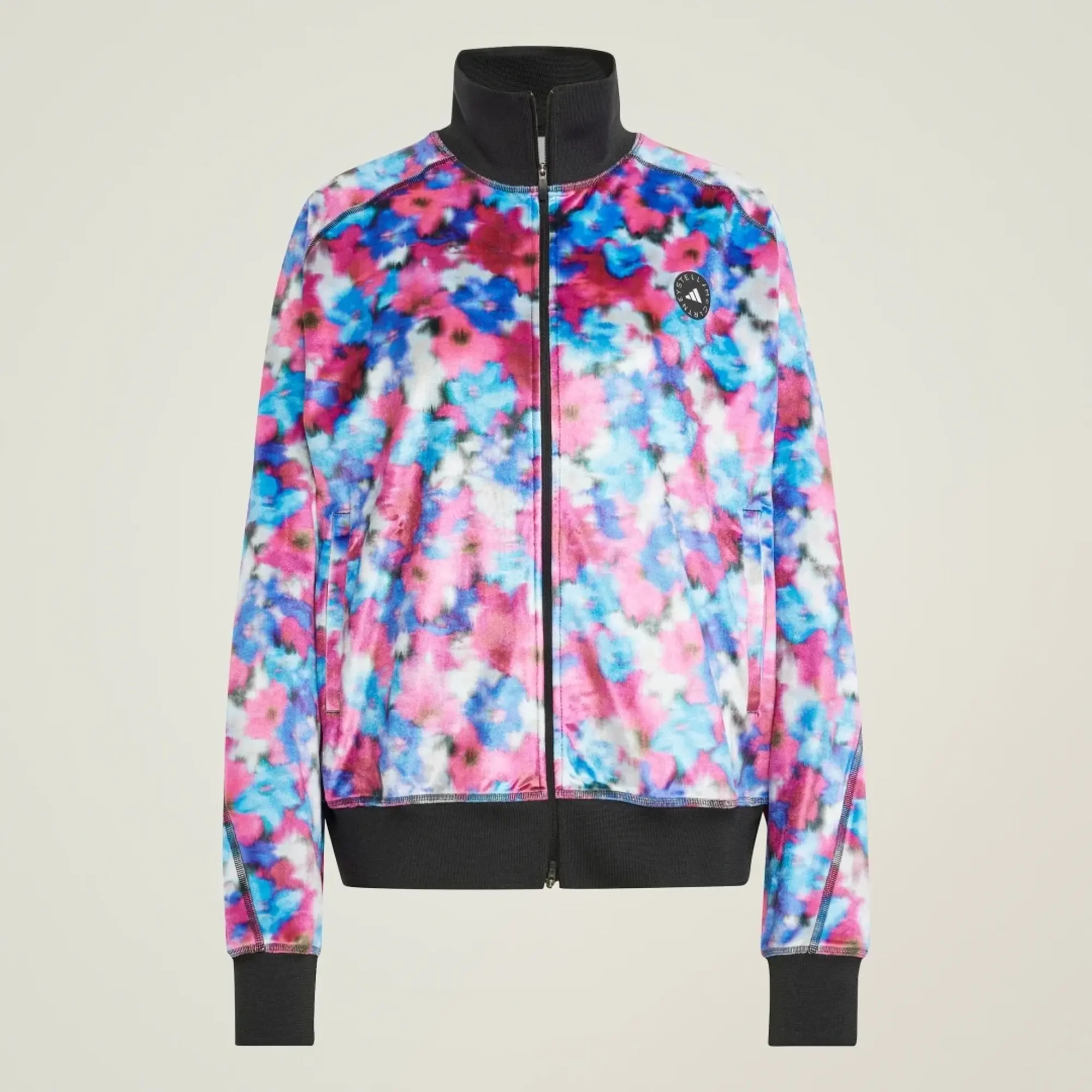 Sweatshirt Adidas X Stella Mccartney Velours Tracktop Signal Cyan/ Real Pink/ Clear Onix S