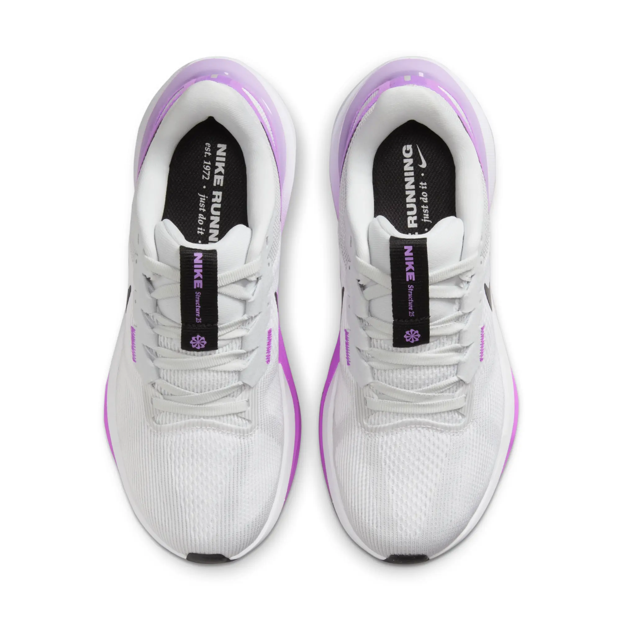Nike Structure 25 Women's Road Running Shoes - White - Recycled Content Minimum