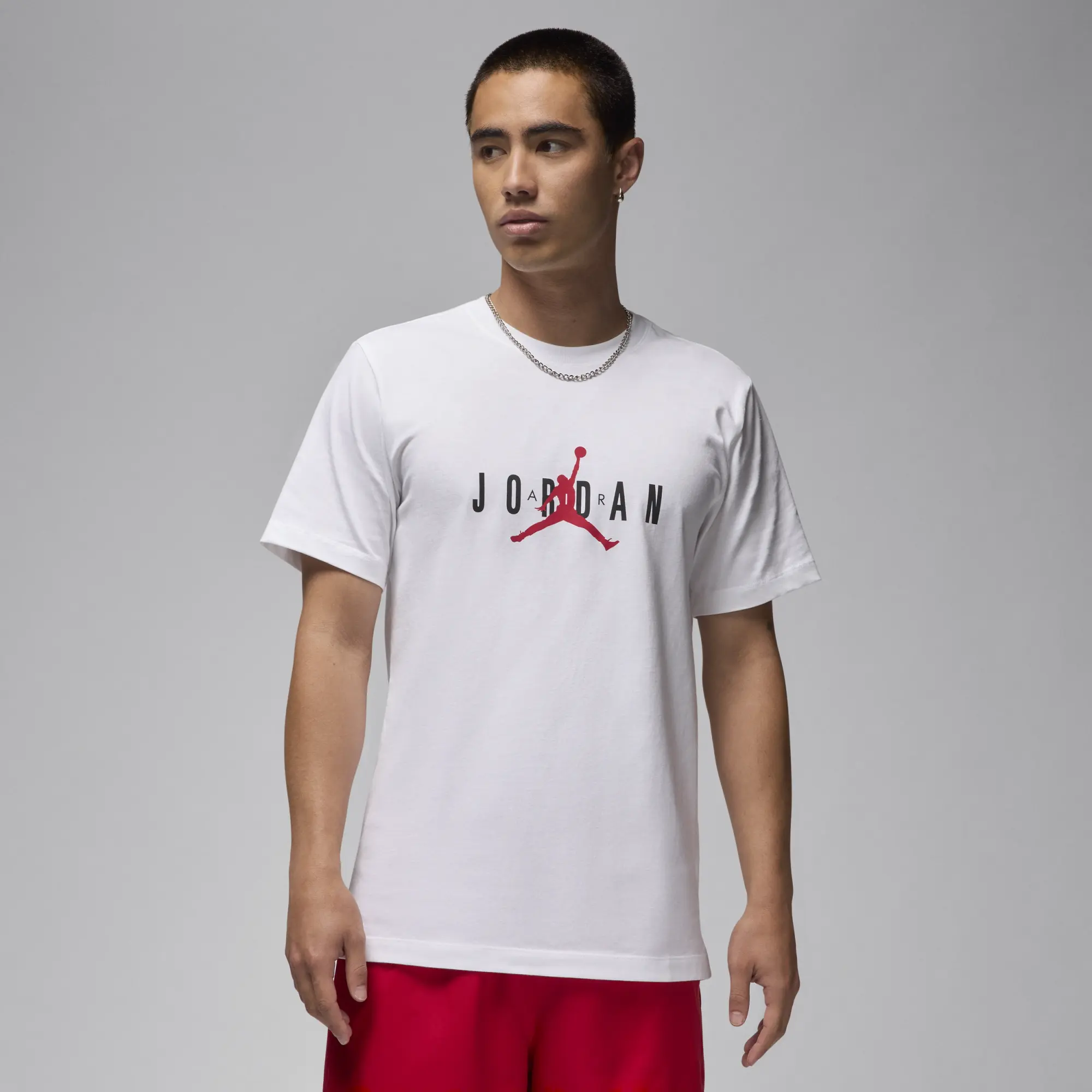 Nike Jordan T-Shirt Jordan Air Men's Stretch T-Shirt White Xxl