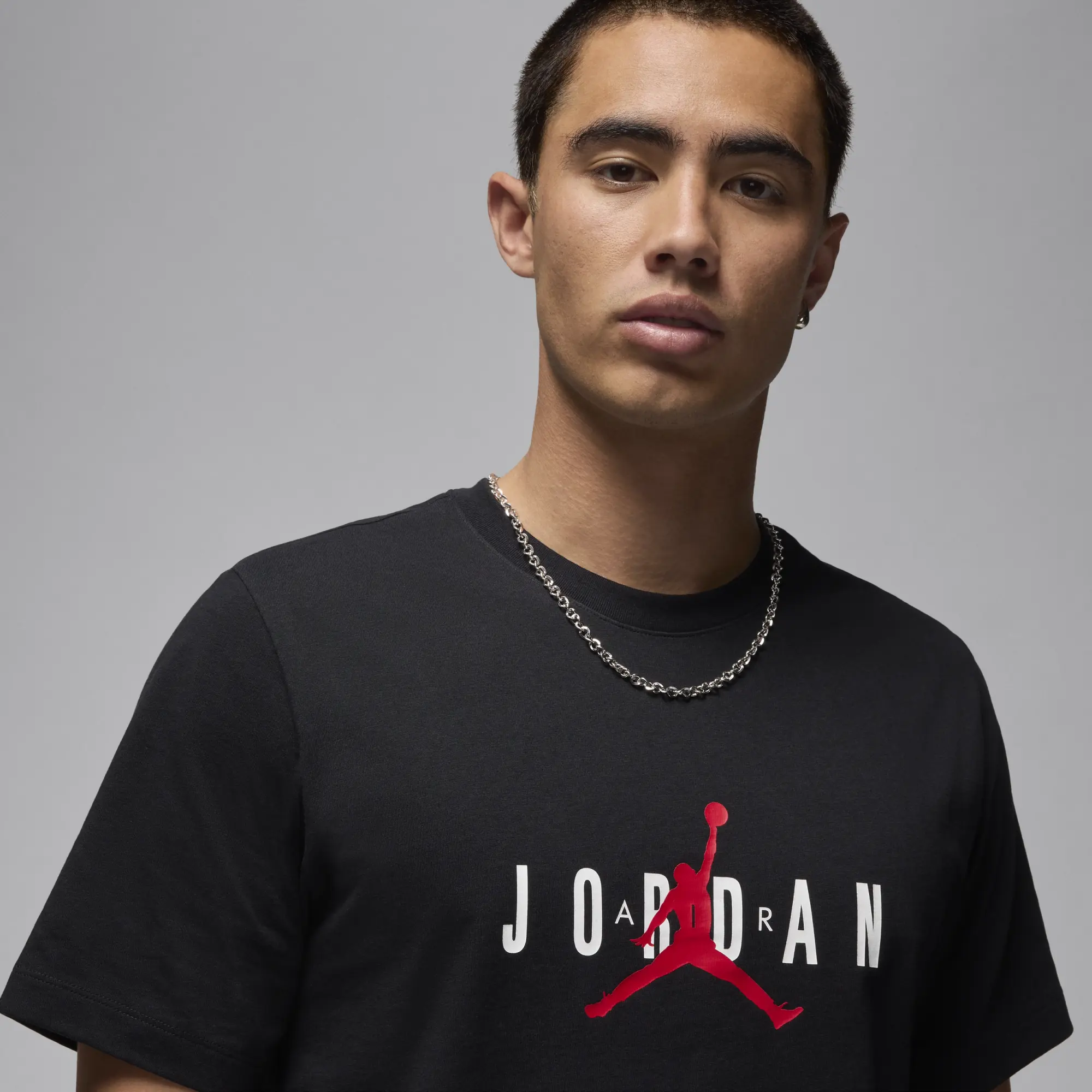 Nike Jordan T-Shirt Jordan Air Men's Stretch T-Shirt Black S