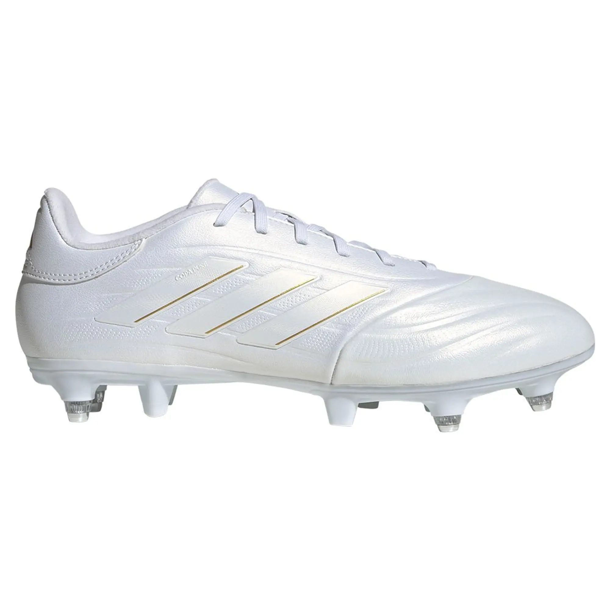 Adidas Copa Pure 2 League Sg Day Spark - Footwear White/Gold Metallic - ['White']