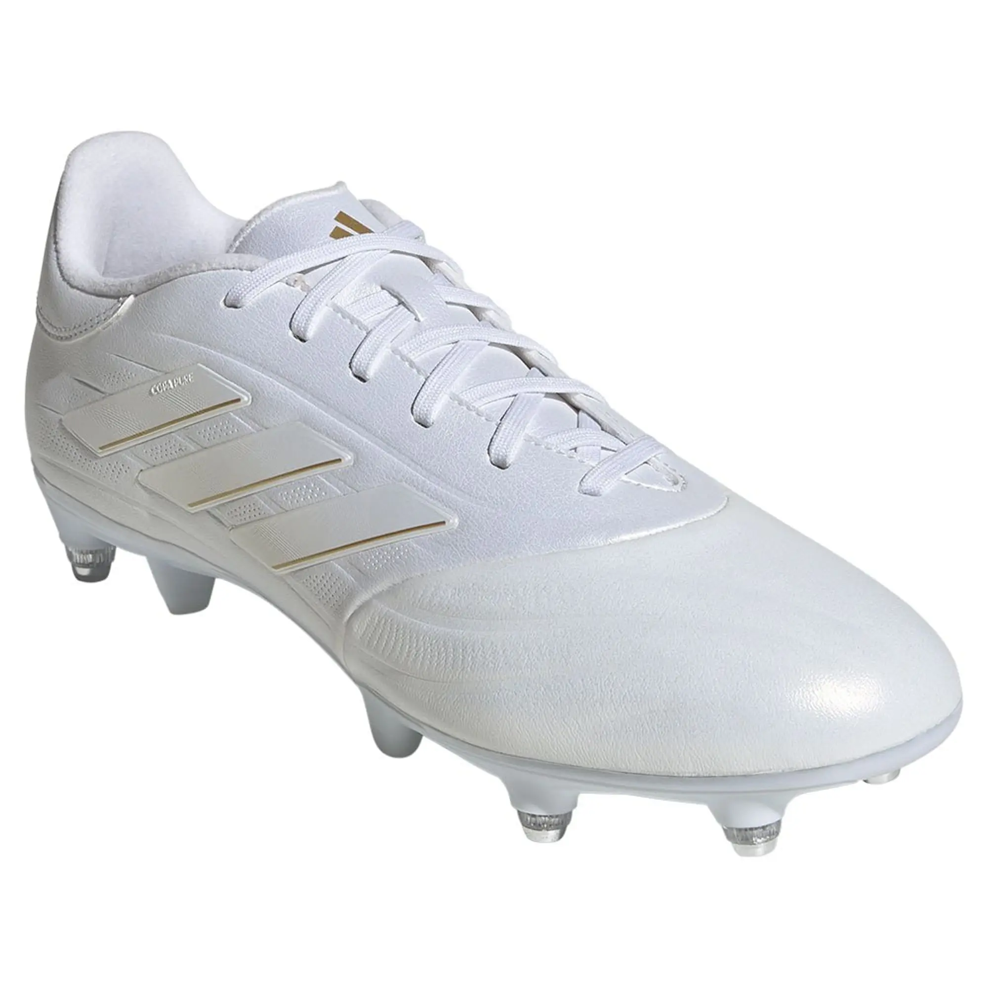 Adidas Copa Pure 2 League Sg Day Spark - Footwear White/Gold Metallic - ['White']