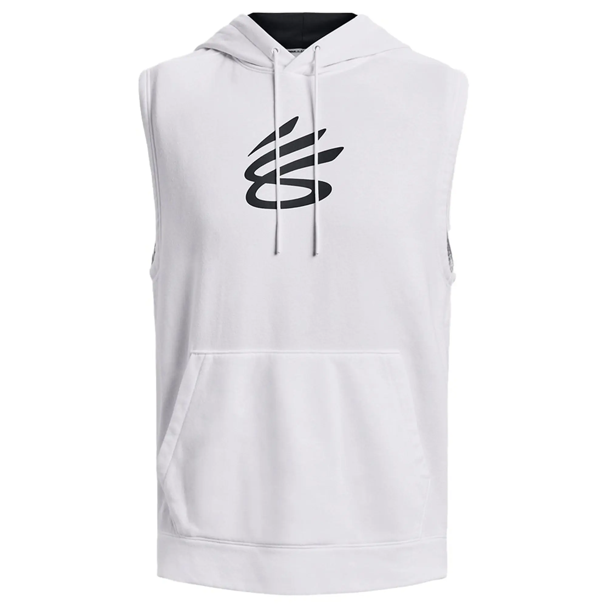 Under Armour Curry Fleece Sleeveless Hoodie  - White