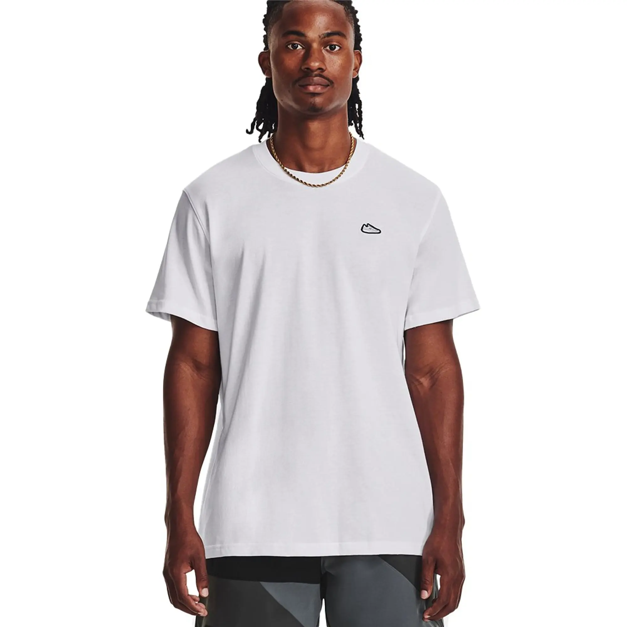 Under Armour Curry Cook Heavyweight Short Sleeve T-shirt  - White
