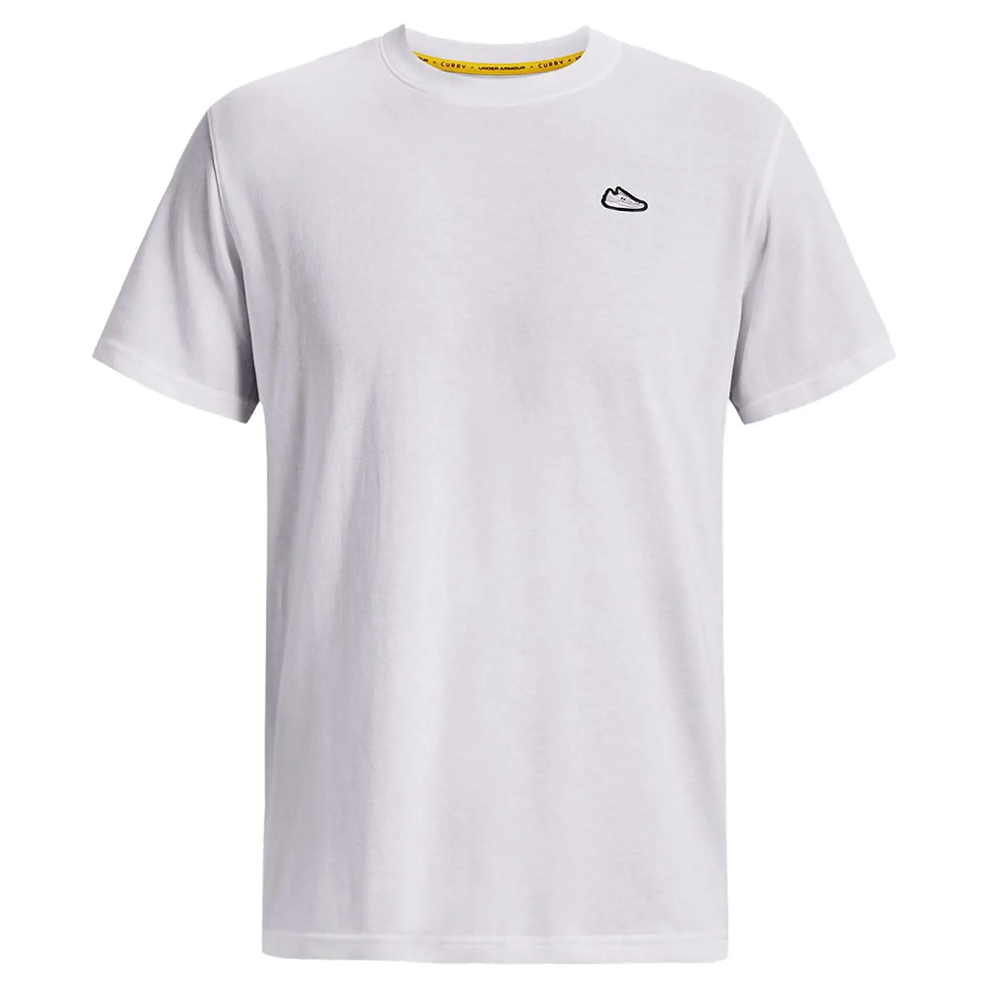 Under Armour Curry Cook Heavyweight Short Sleeve T-shirt  - White
