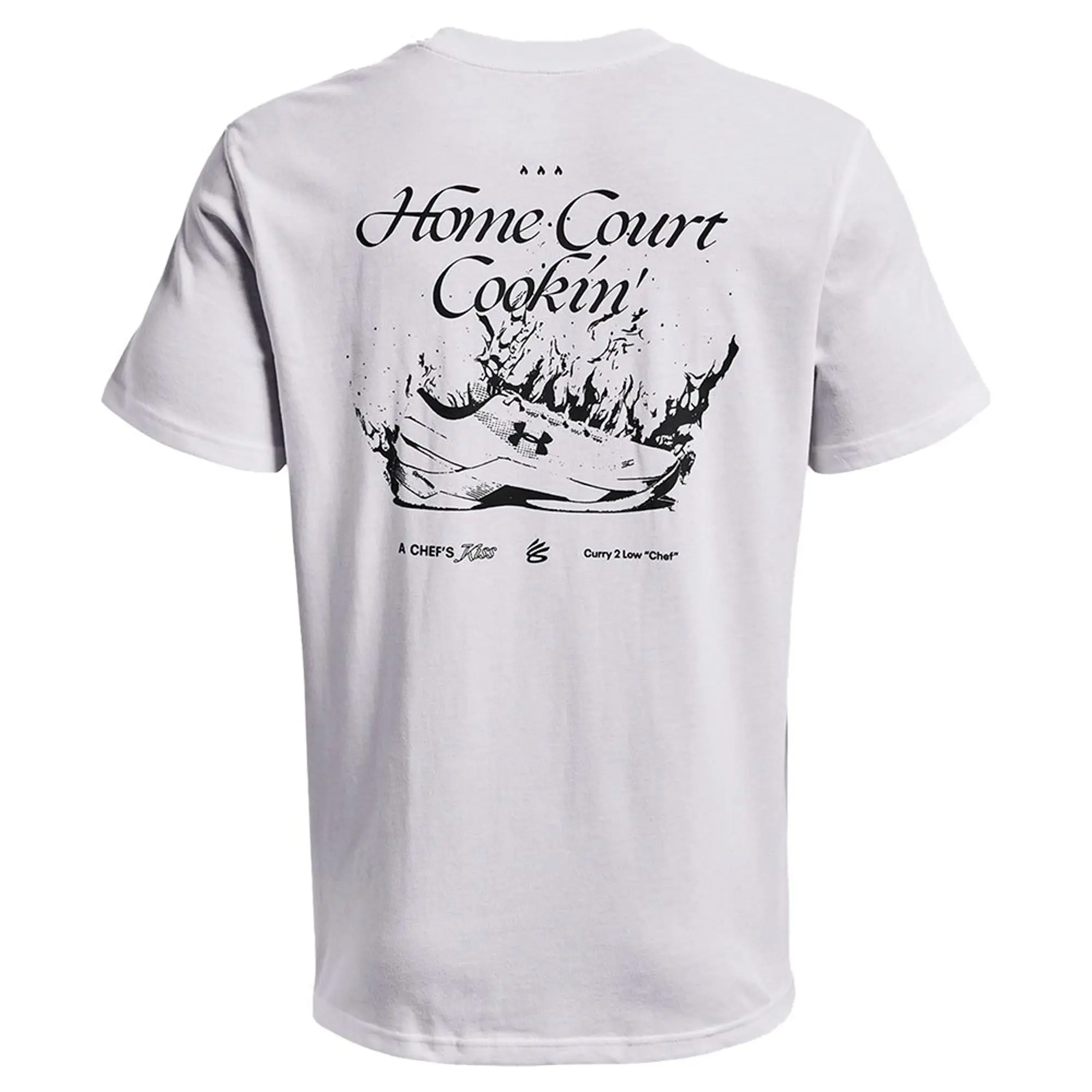 Under Armour Curry Cook Heavyweight Short Sleeve T-shirt  - White