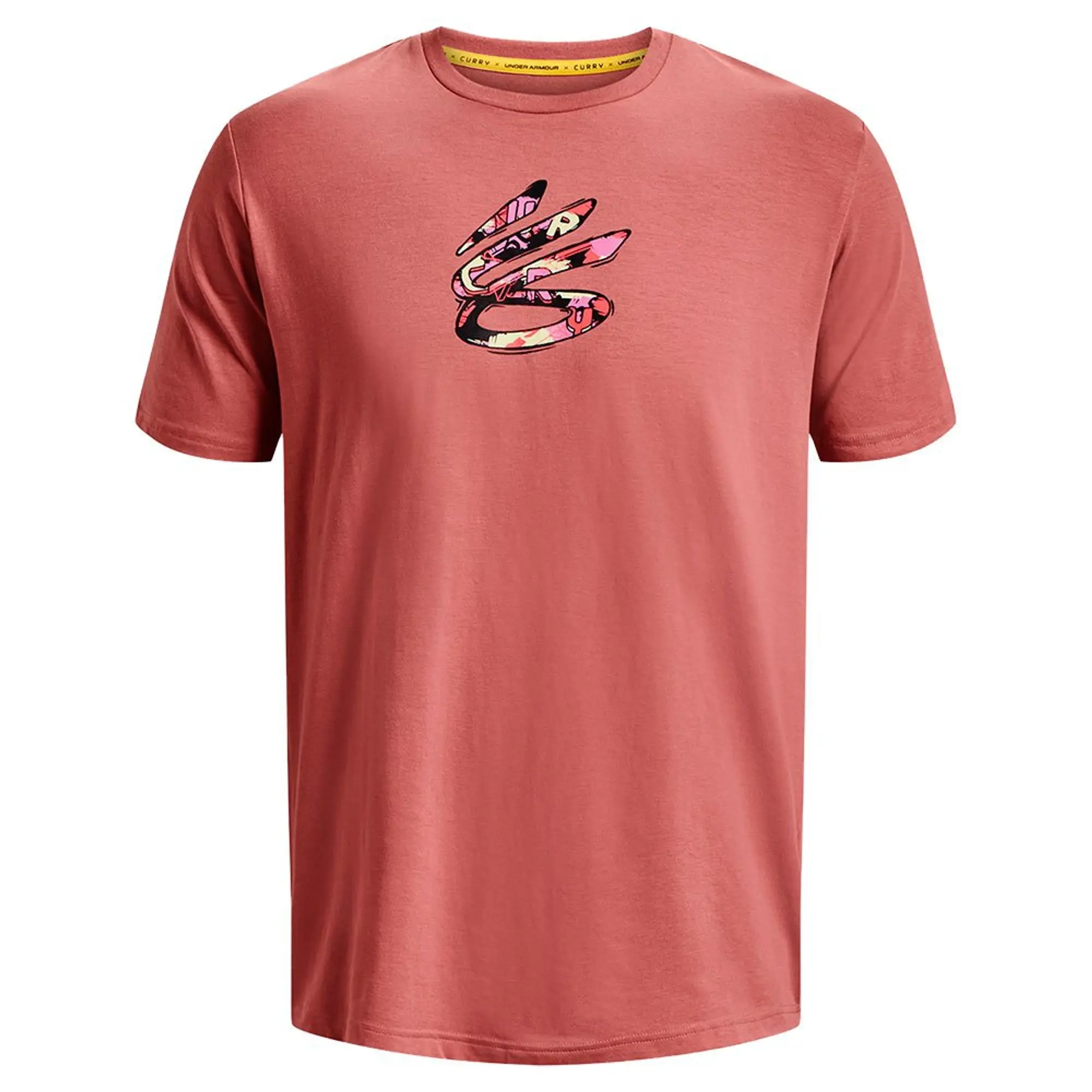 Under Armour Armour Ua Curry Comic Fill Ss T-Shirt Mens - Red