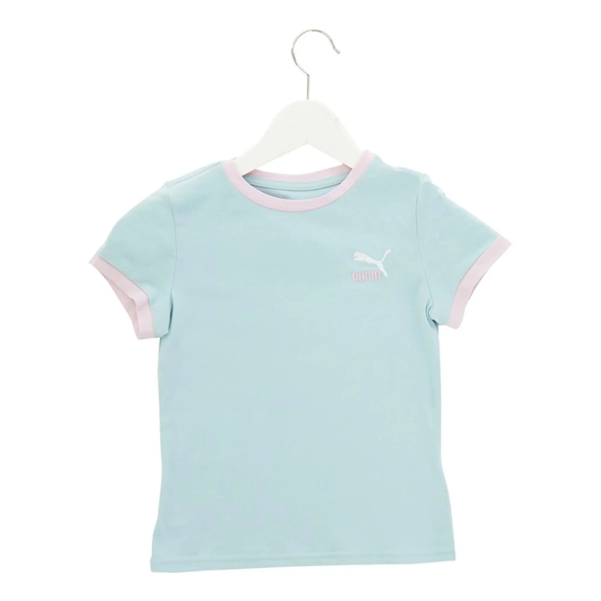 Puma Classics Match Point Logo Tee G T-Shirt Girls - Blue