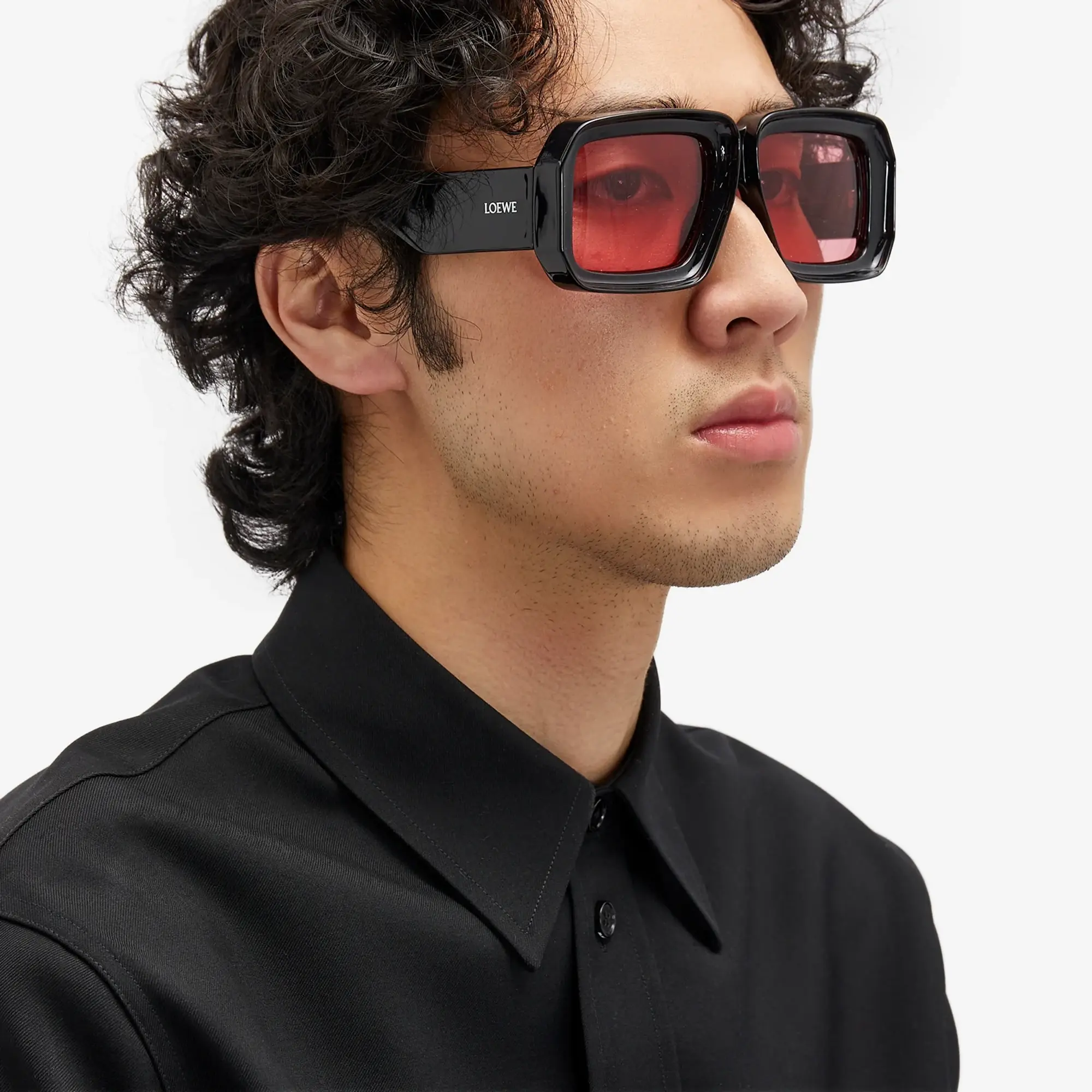 Loewe Eyewear Paula's Ibiza Dive Mask Sunglasses Black