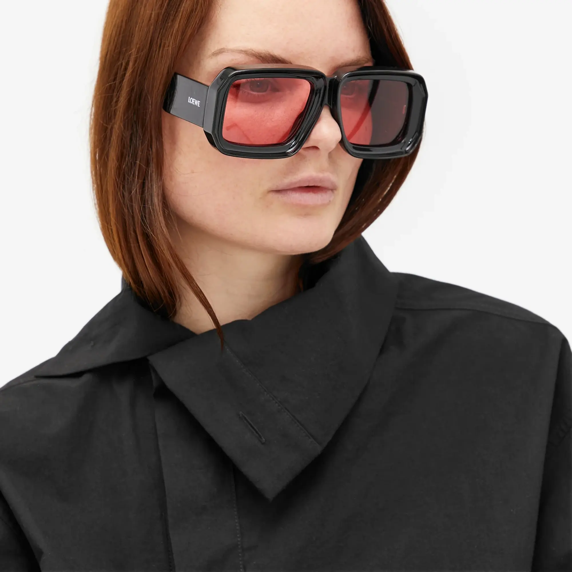 Loewe Eyewear Paula's Ibiza Dive Mask Sunglasses Black