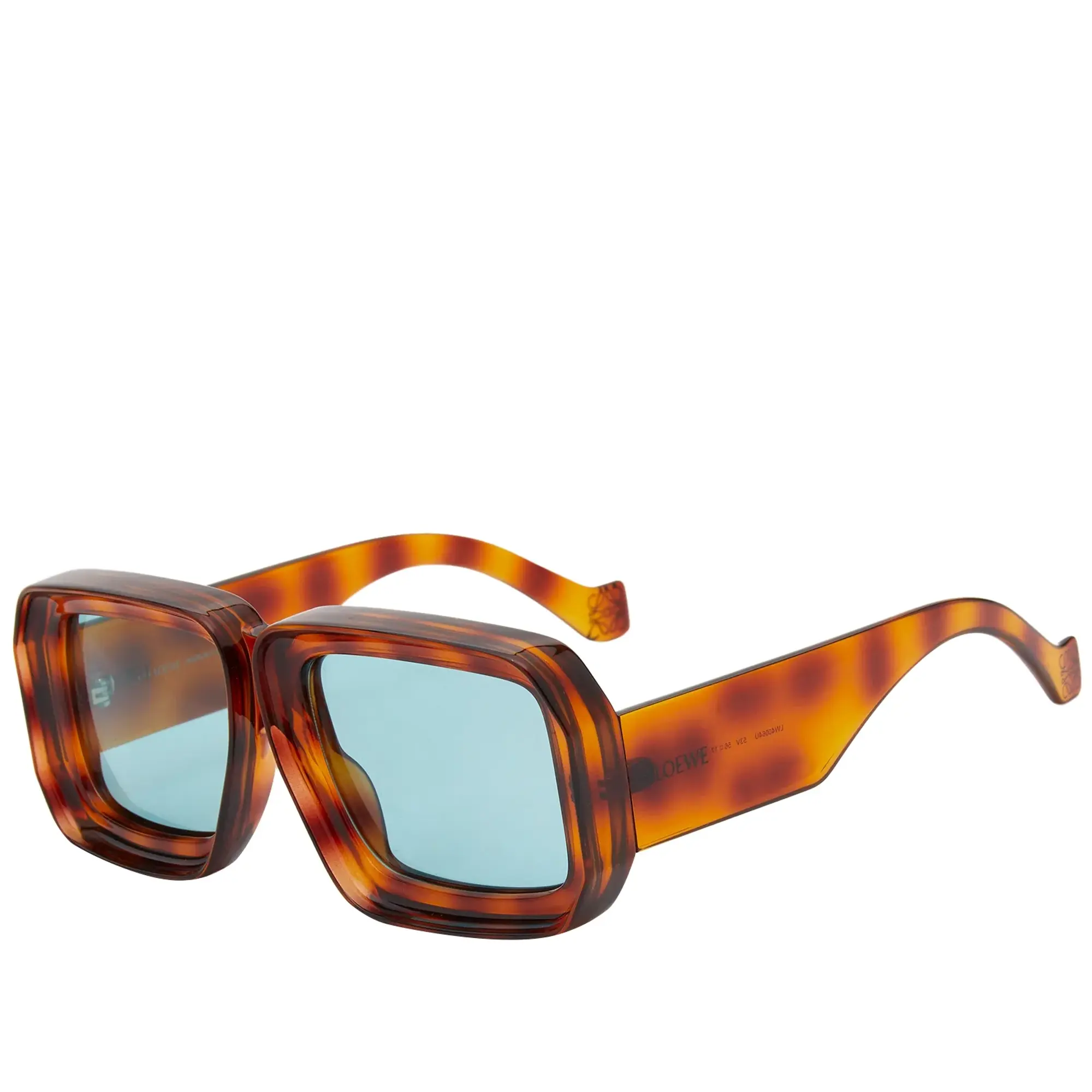 Loewe Eyewear Paula's Ibiza Dive Mask Sunglasses Blonde Havana