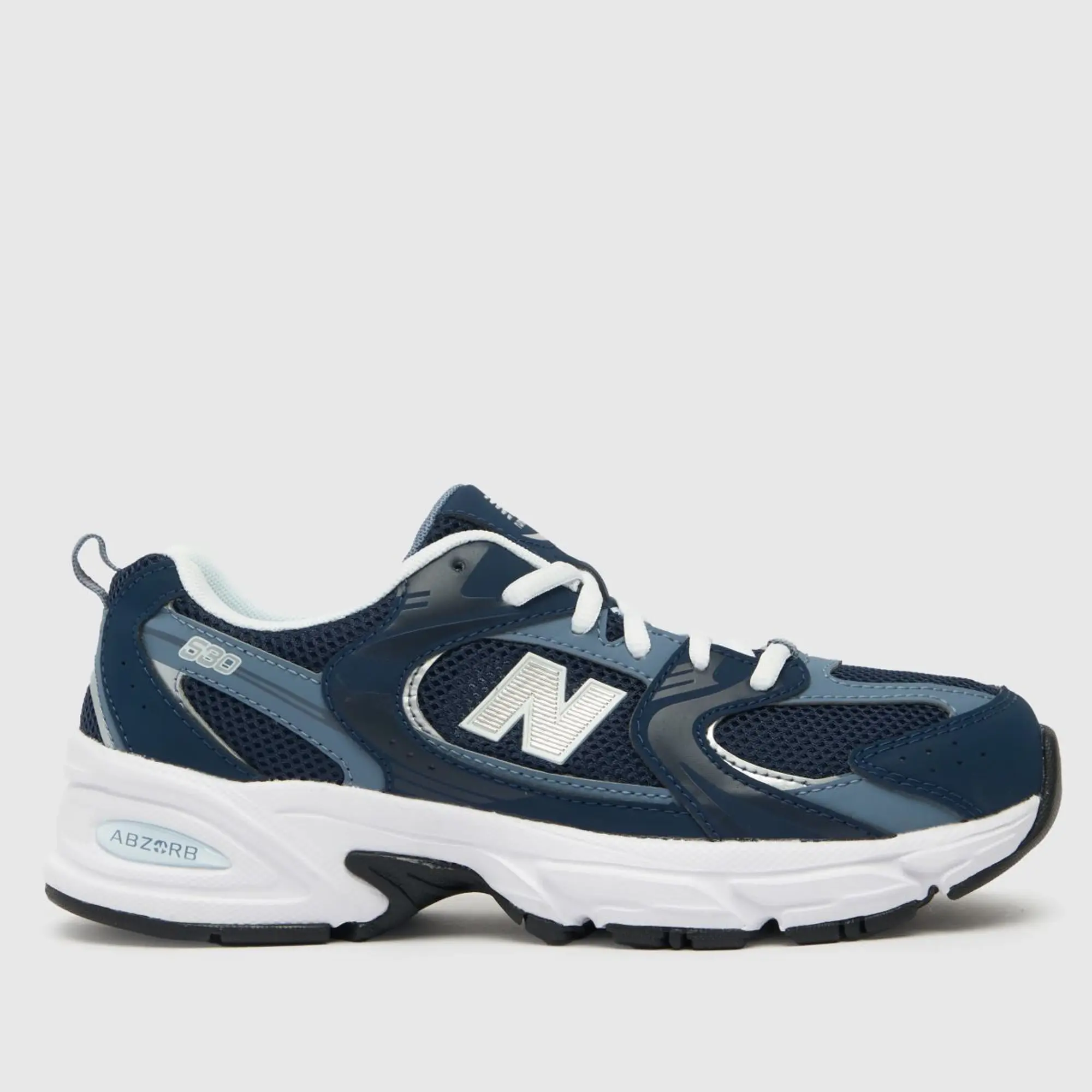 New Balance navy & white 530 Boys Youth trainers