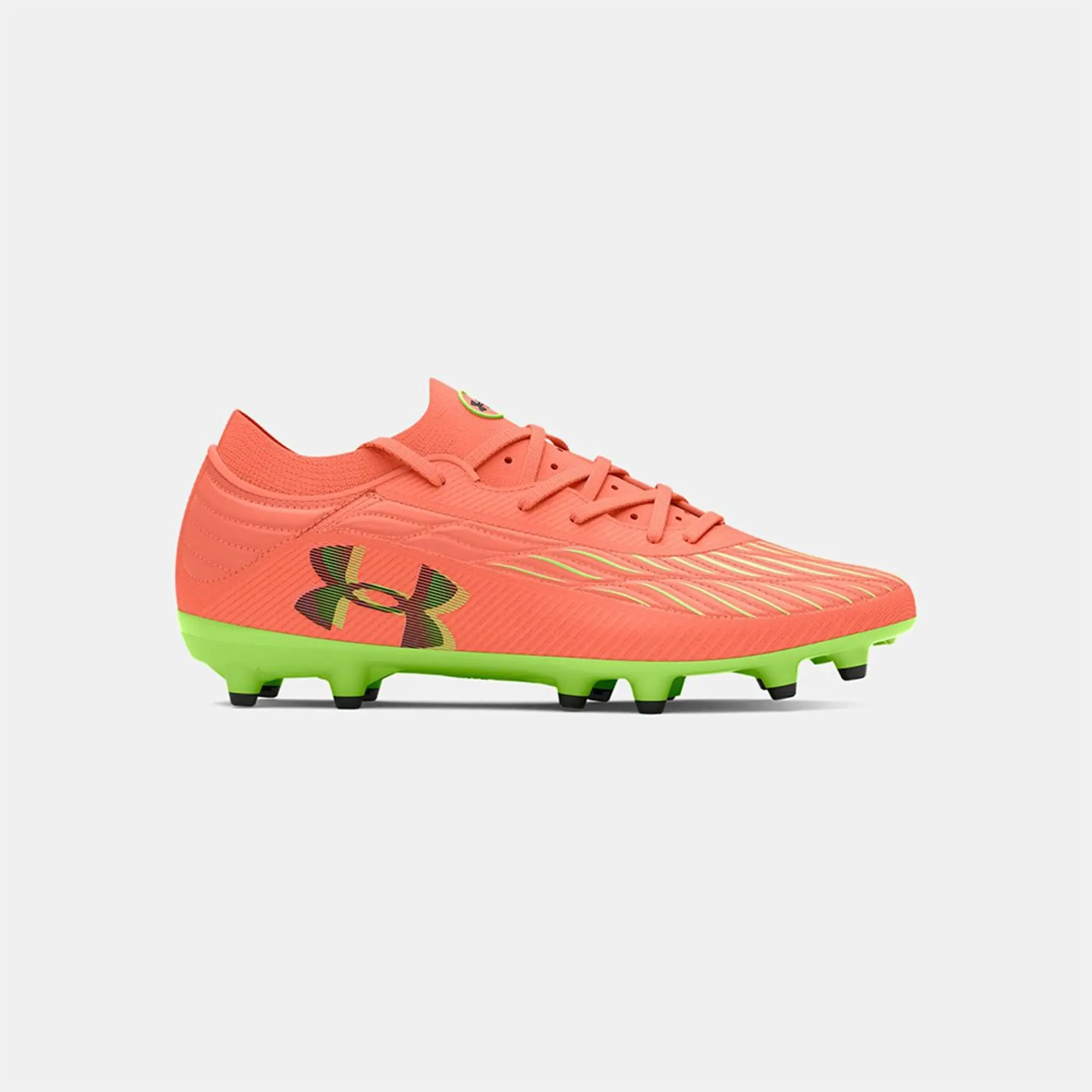 Men's  Under Armour  Magnetico Pro 4 Firm Ground Football Boots Flare Orange / Flare Orange / Black 8.5