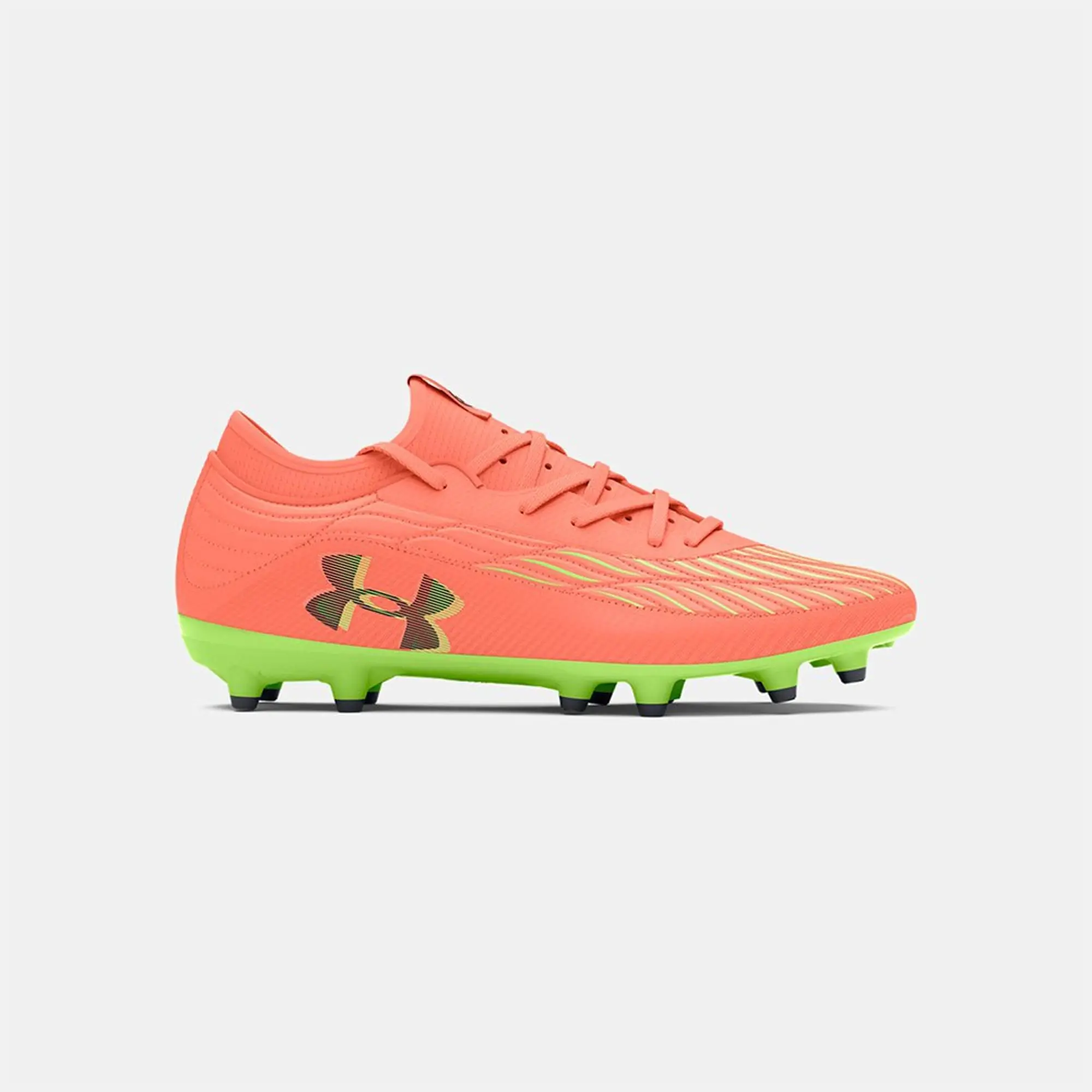 Unisex  Under Armour  Magnetico Select 4 Firm Ground Football Boots Flare Orange / Flare Orange / Black 5.5