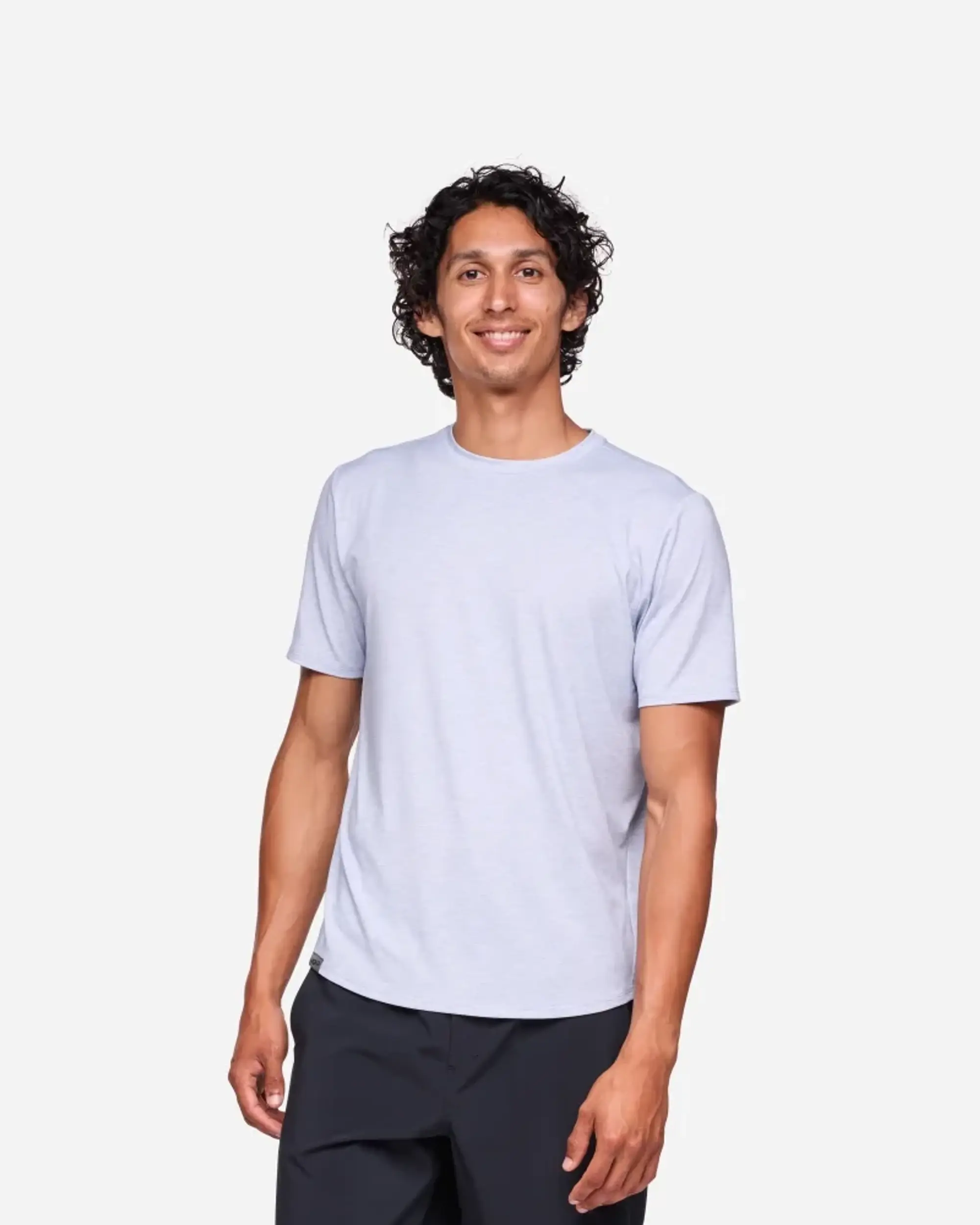 Hoka One One Men's HOKA Essential T-Shirt in Gull Htr