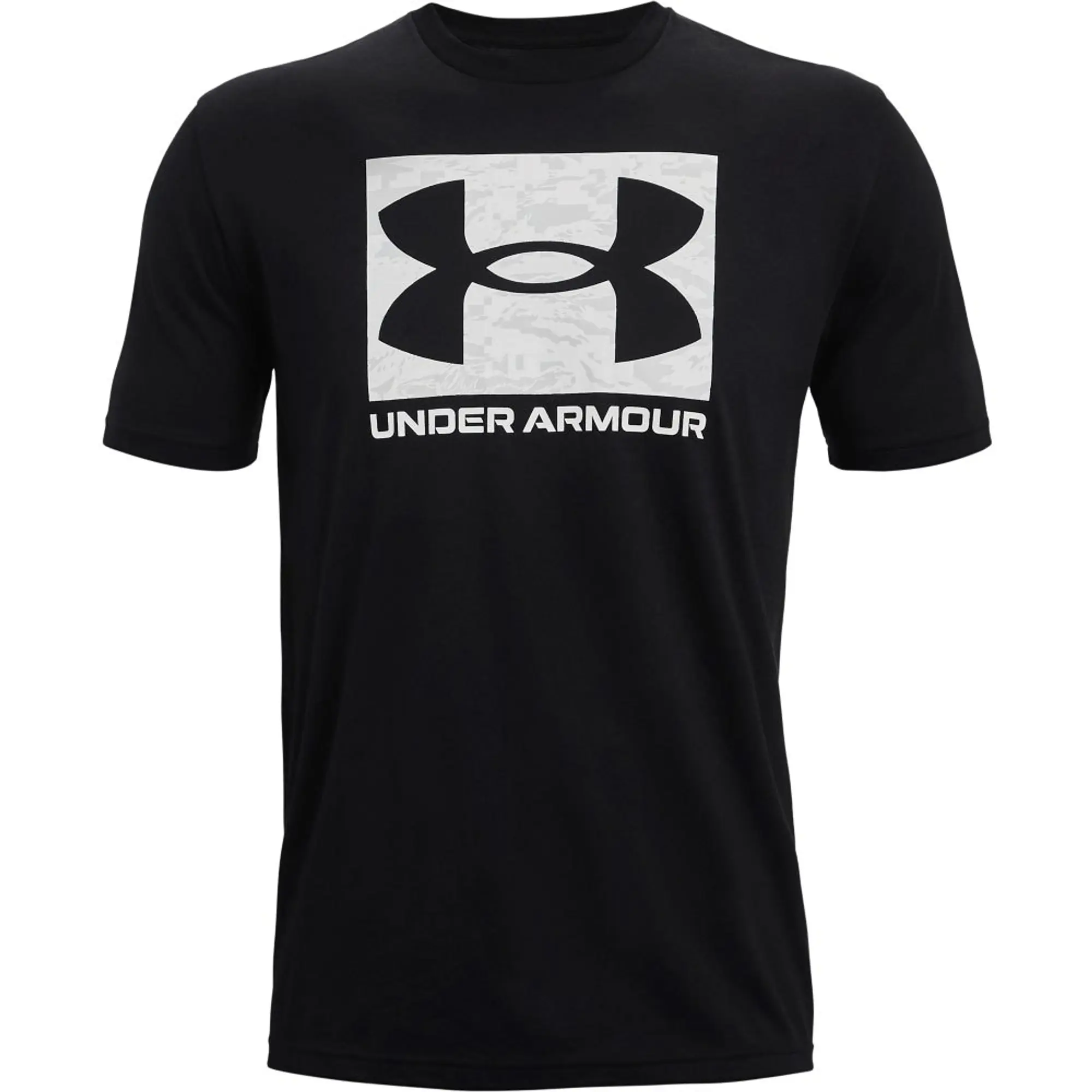Men's  Under Armour  ABC Camo Boxed Logo Short Sleeve Black / White XXL