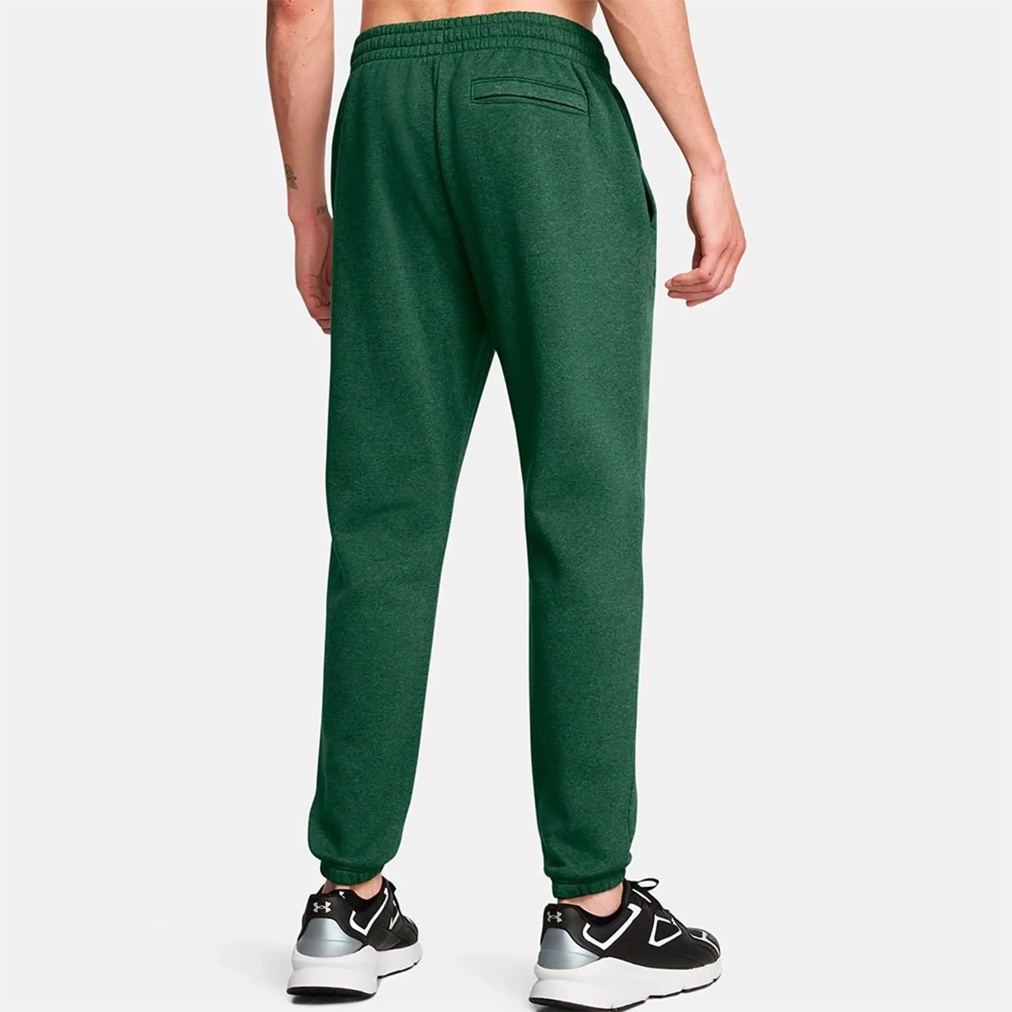 Under Armour Essential Fleece Joggers, Green Medium