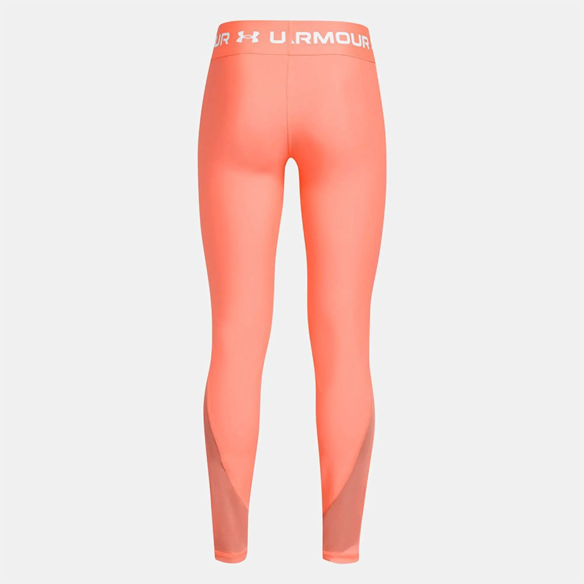 Under Armour Girls Armour Legging - Orange - Size L/G - Orange