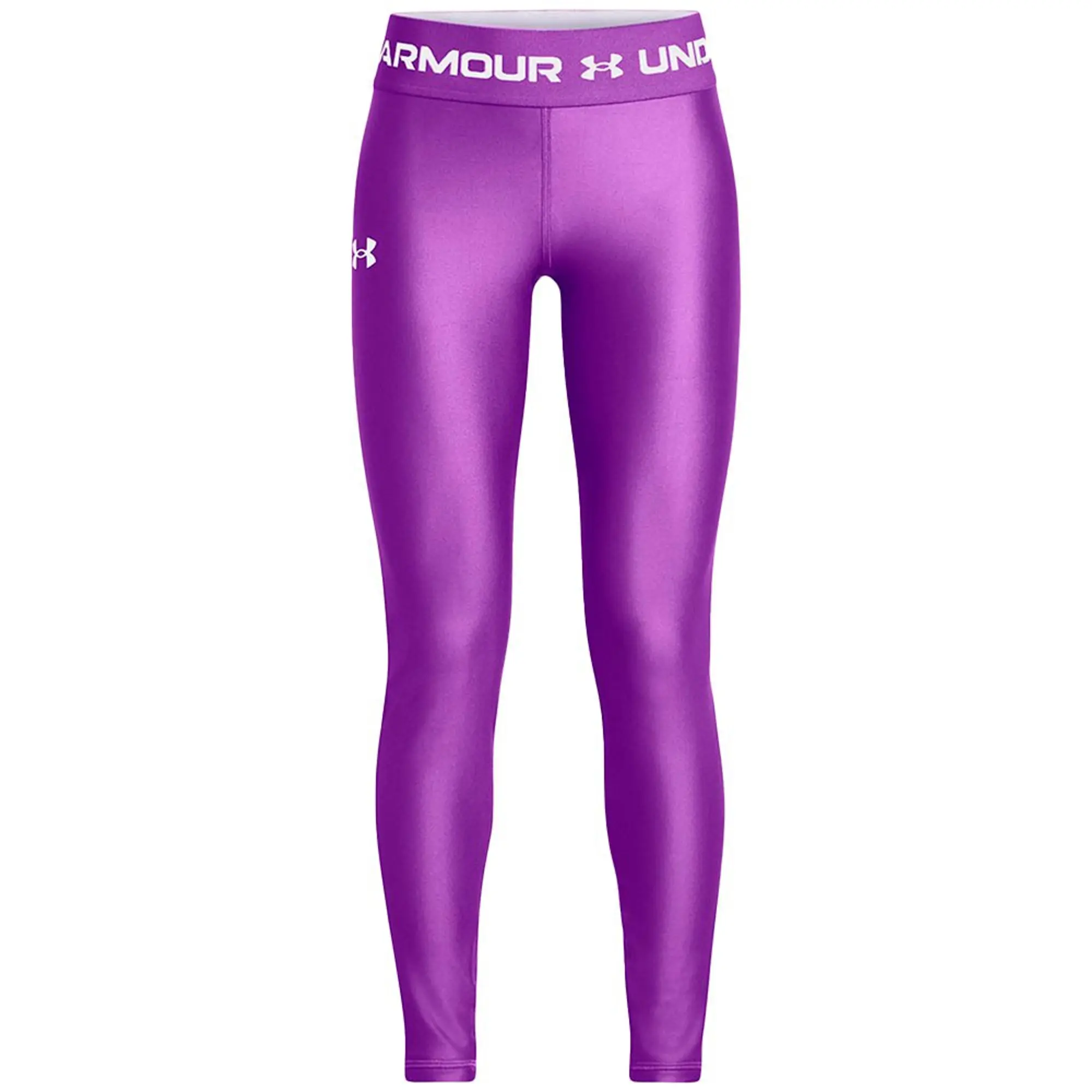 Under Armour Girls Armour Legging - Purple - Size M/G - Purple