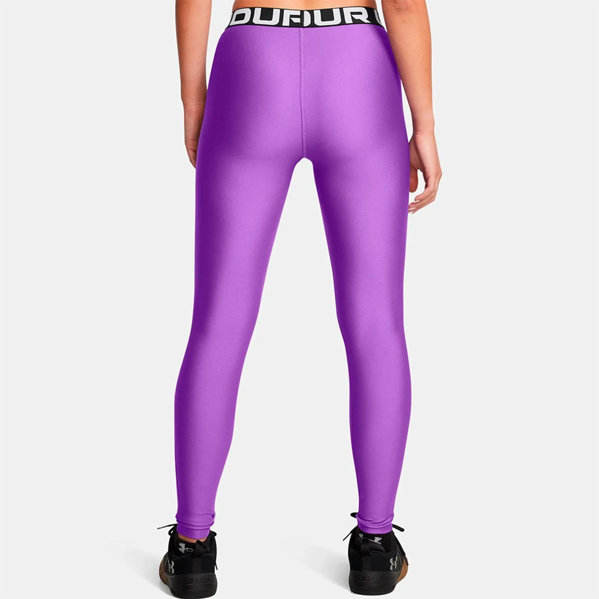 Under Armour Women's HeatGear® Leggings Lavish / White L