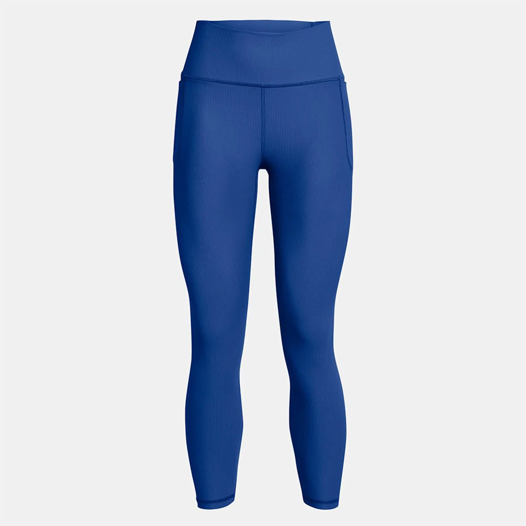 Women's  Under Armour  Meridian Rib Ankle Leggings Tech Blue / Tech Blue XS