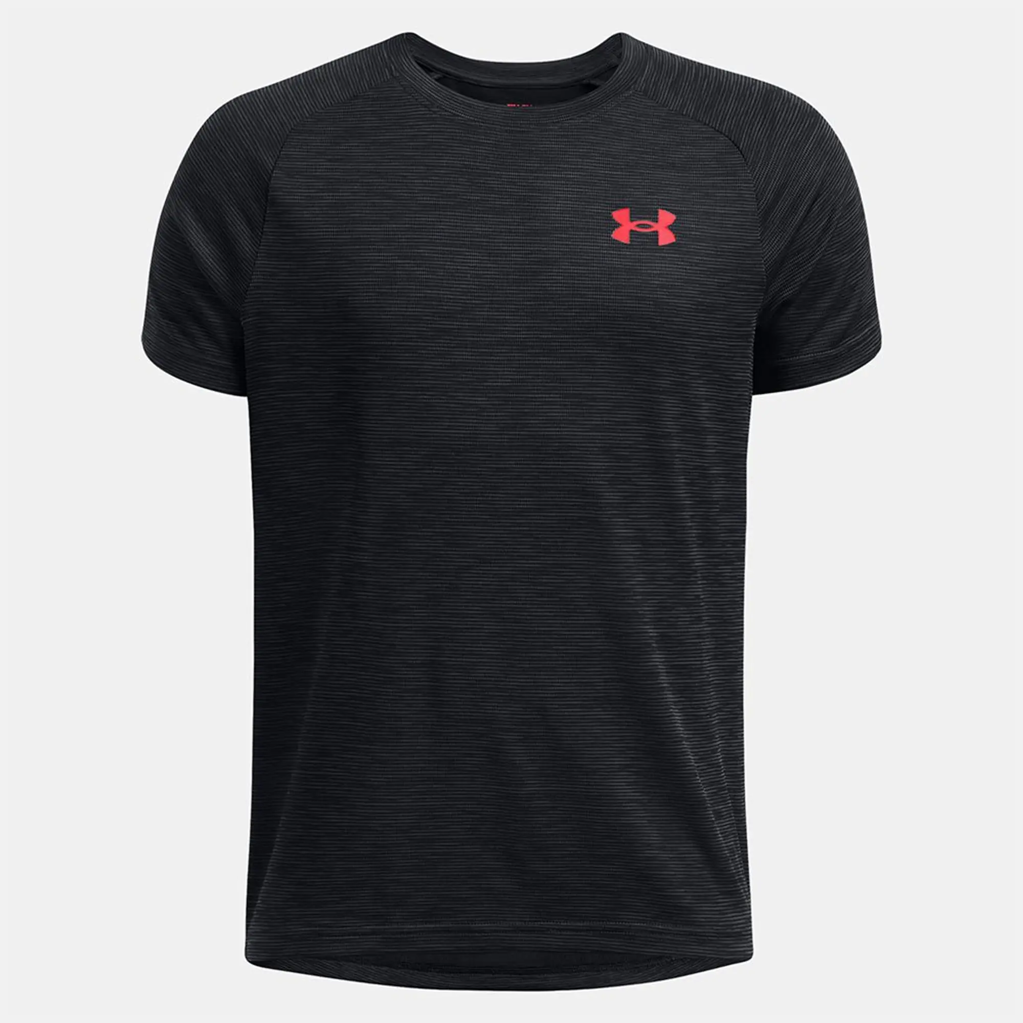 Under Armour Junior Tech Textured Short Sleeved T-Shirt - Red - Size XL/B - Red
