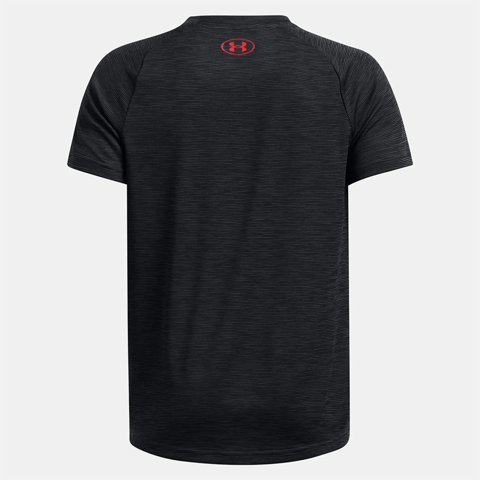 Under Armour Junior Tech Textured Short Sleeved T-Shirt - Red - Size XL/B - Red