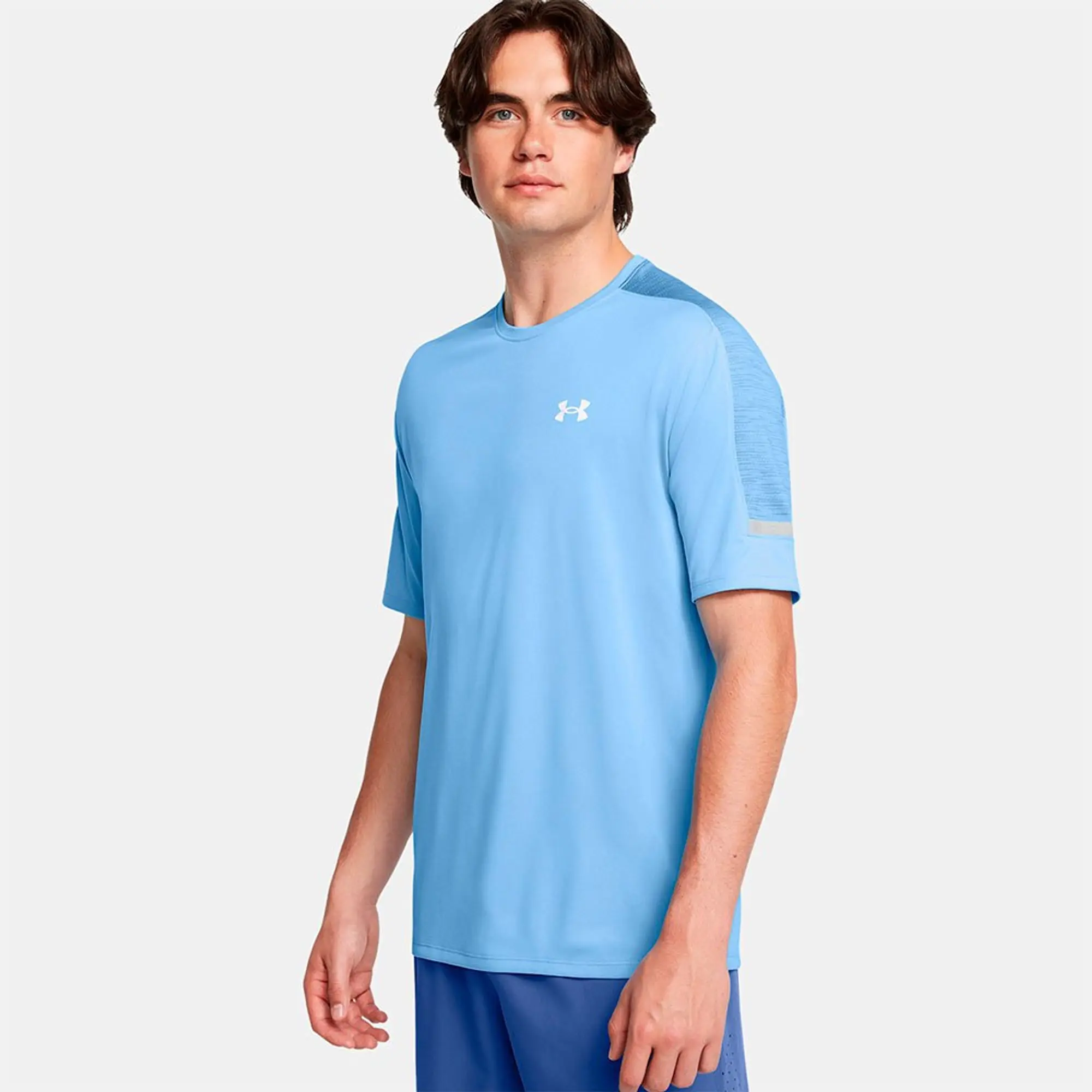 Under Armour UA Tech Short Sleeve T-Shirt - Blue - Size L - Blue