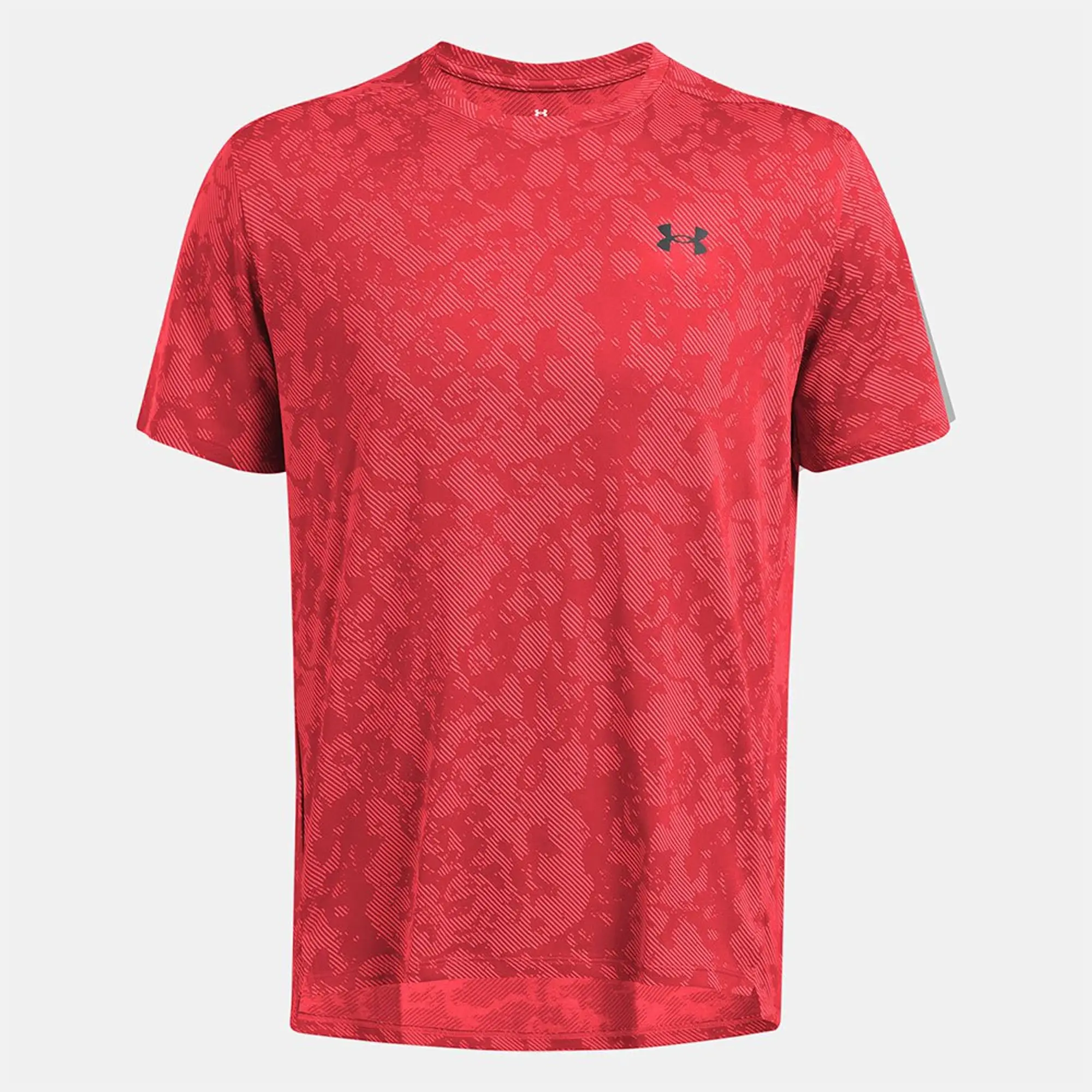Men's  Under Armour  Tech™ Vent Geode Short Sleeve Racer Red / Black M