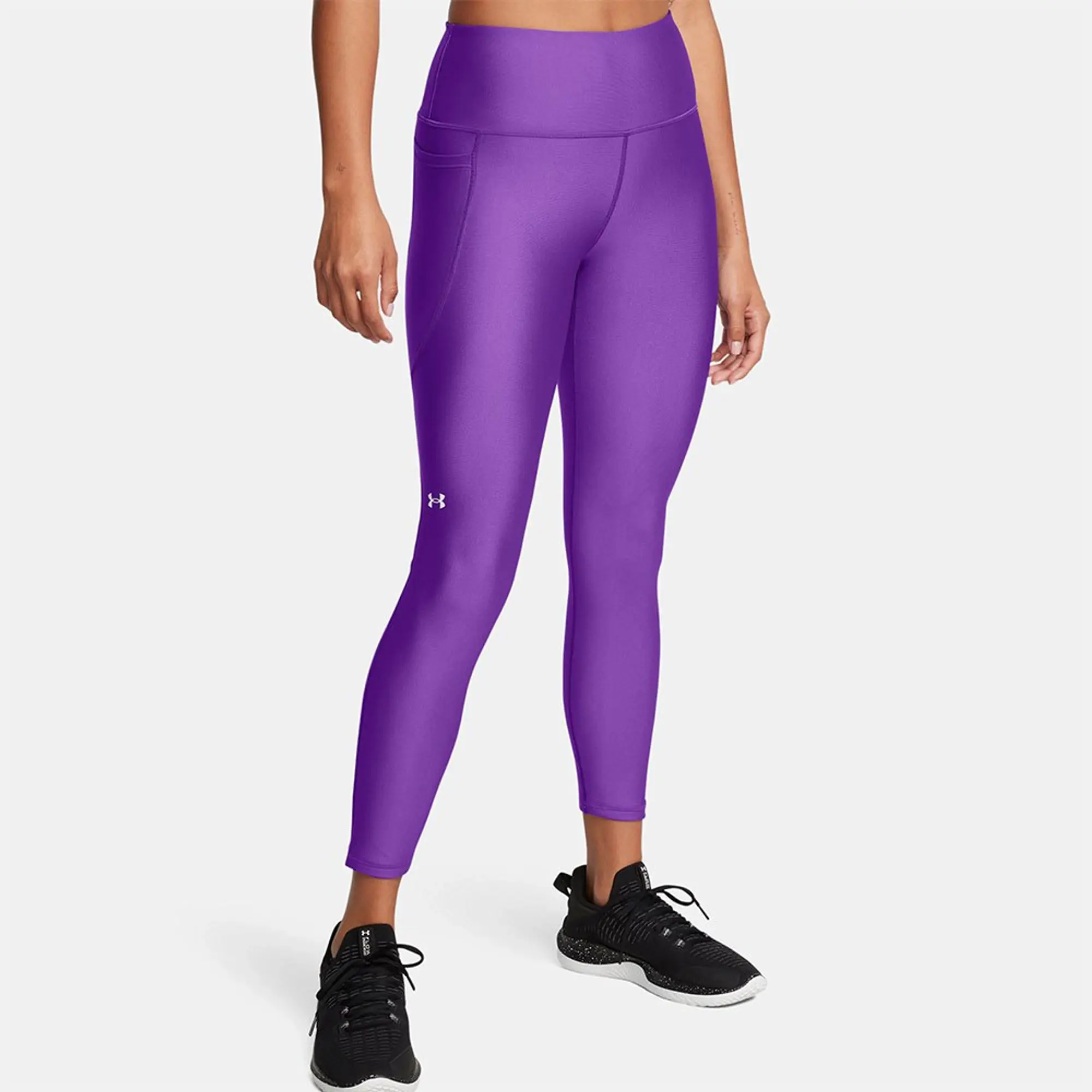 Women's  Under Armour  Tech Ankle Leggings Lavish / White L