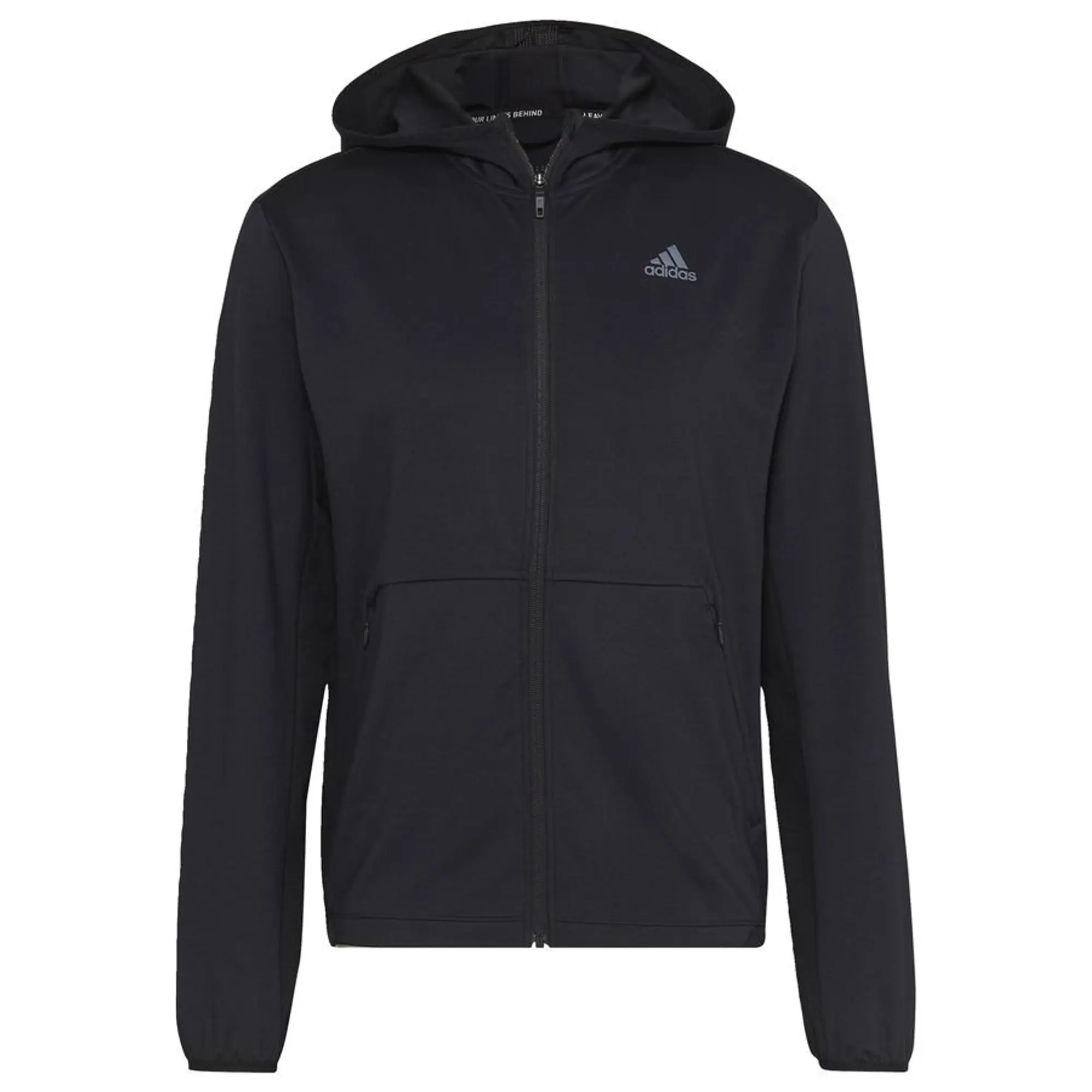 adidas 4 Gameday Full Zip Hoodie. - Black