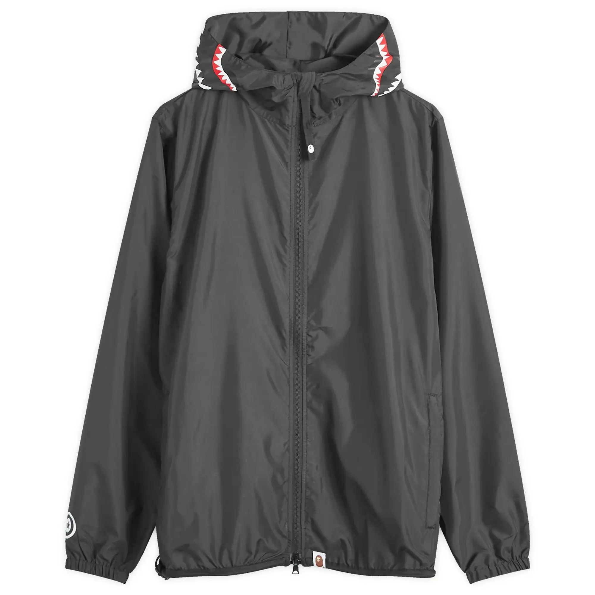 A Bathing Ape Women's Shark Hoodie Jacket Black
