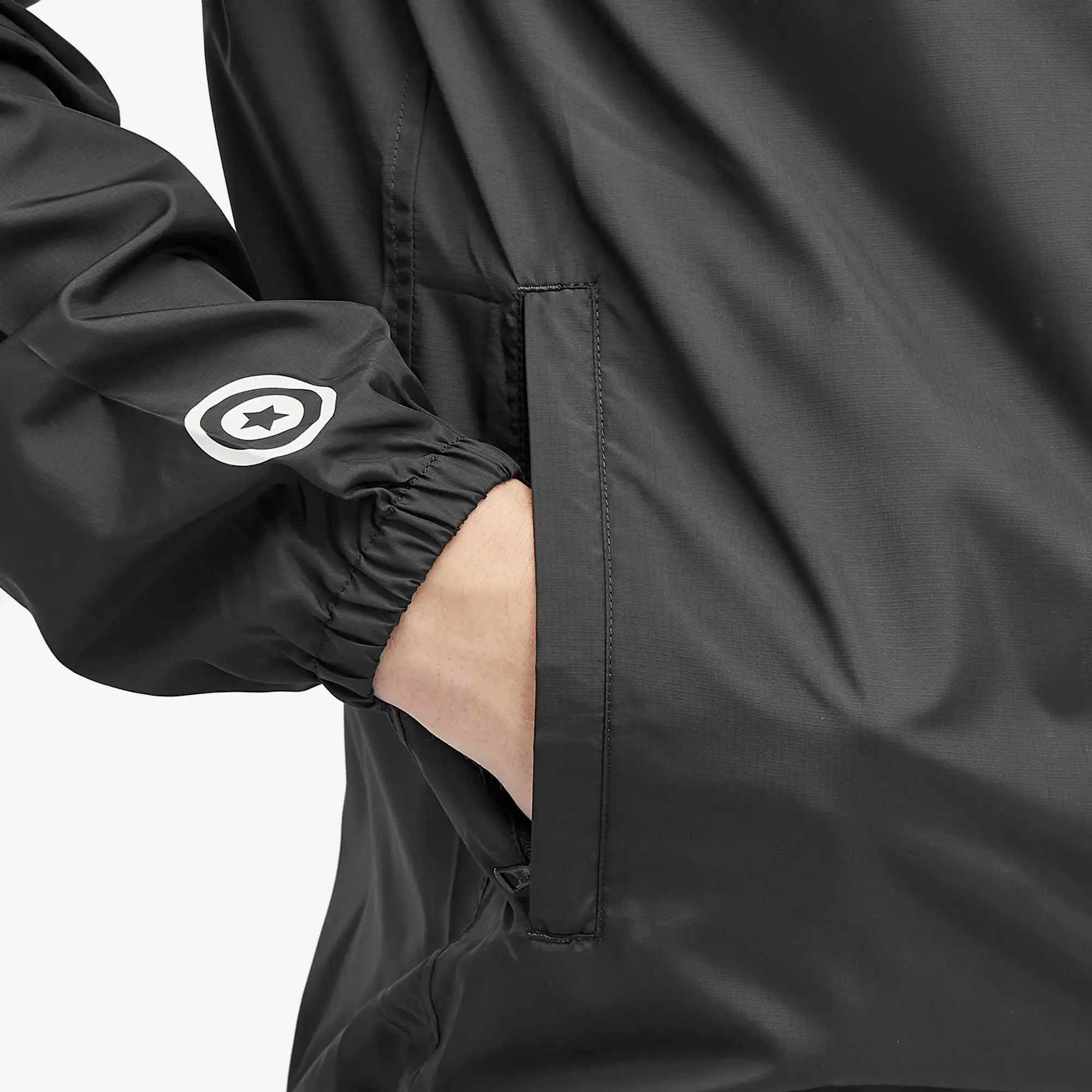 A Bathing Ape Women's Shark Hoodie Jacket Black