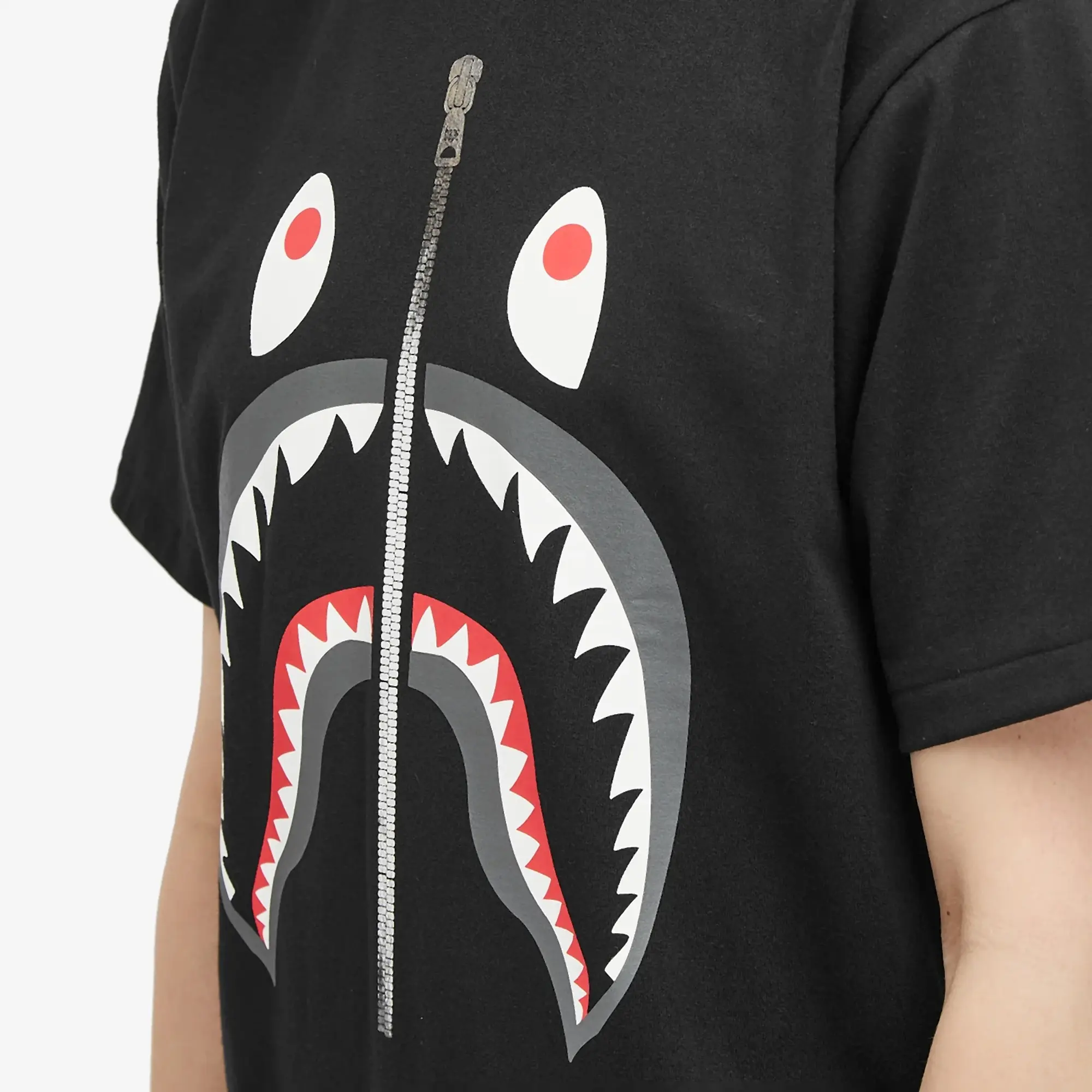 A Bathing Ape Men's Shark T-Shirt Black