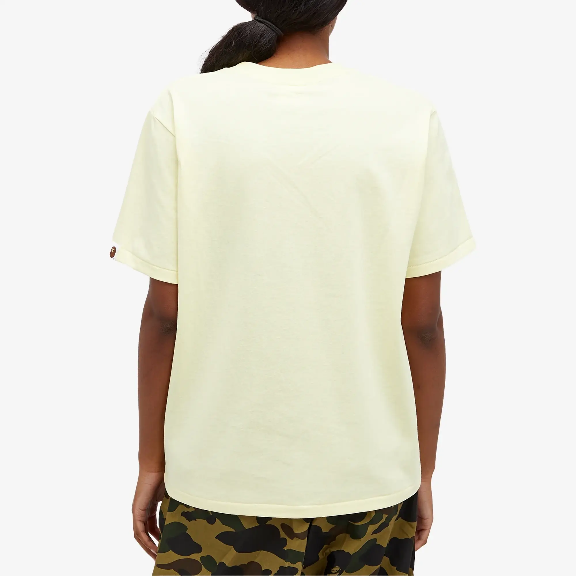 A Bathing Ape Women's College T-Shirt Yellow