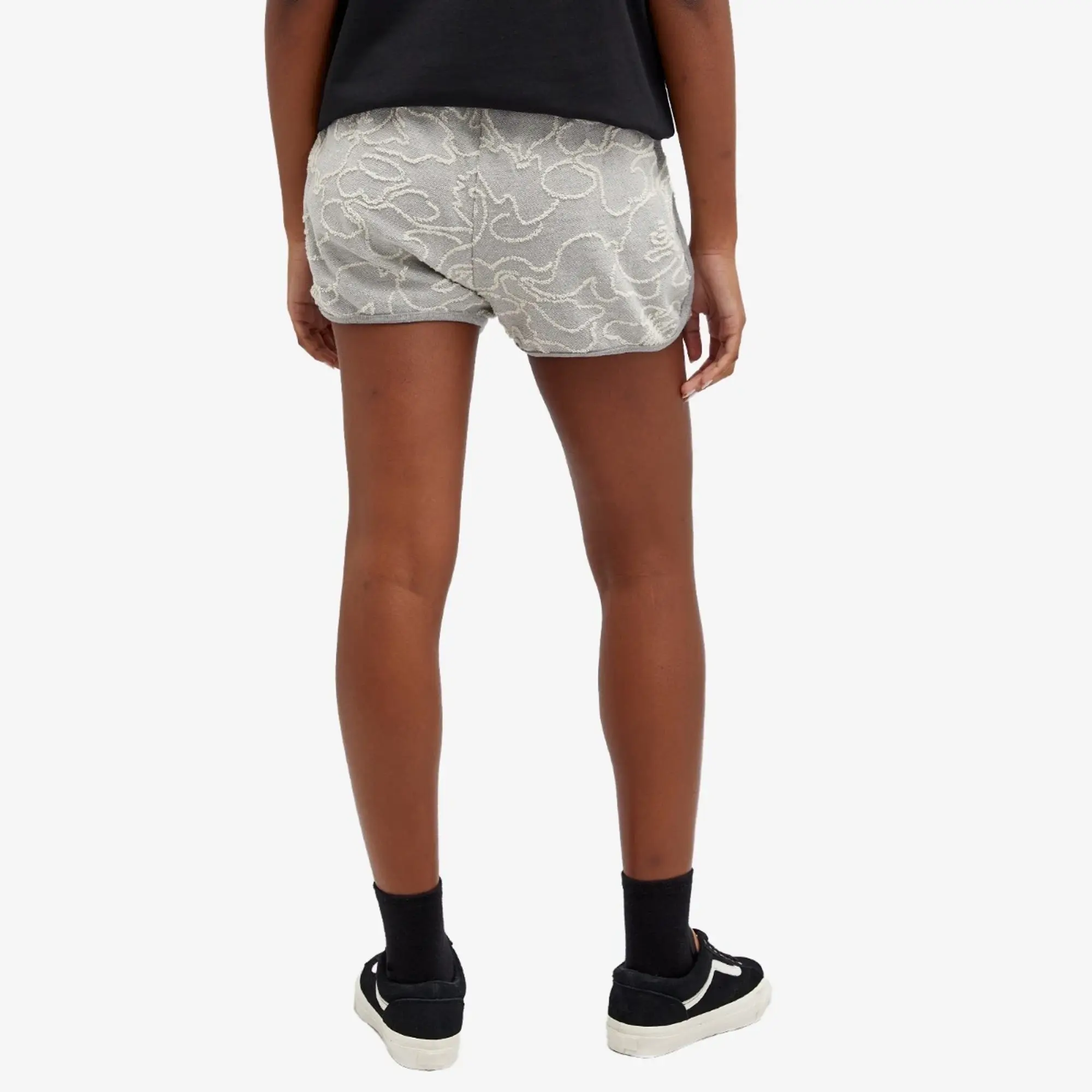 A Bathing Ape Women's Neon Camo Jacquard Shorts Grey