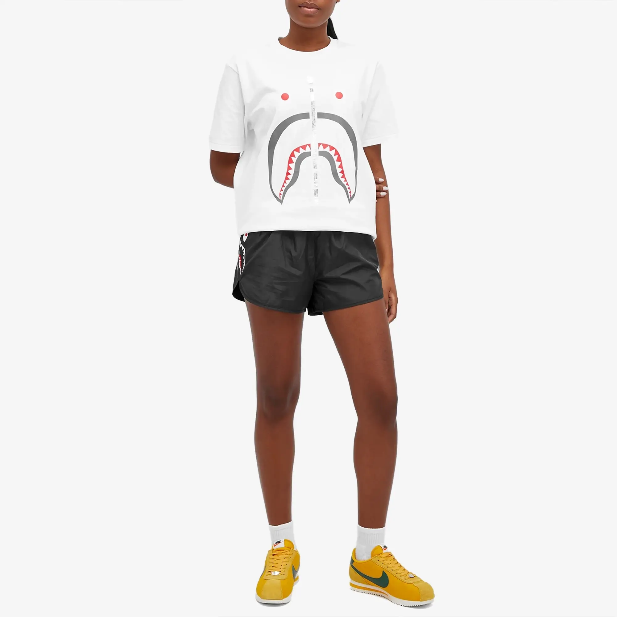 A Bathing Ape Women's Shark T-Shirt White