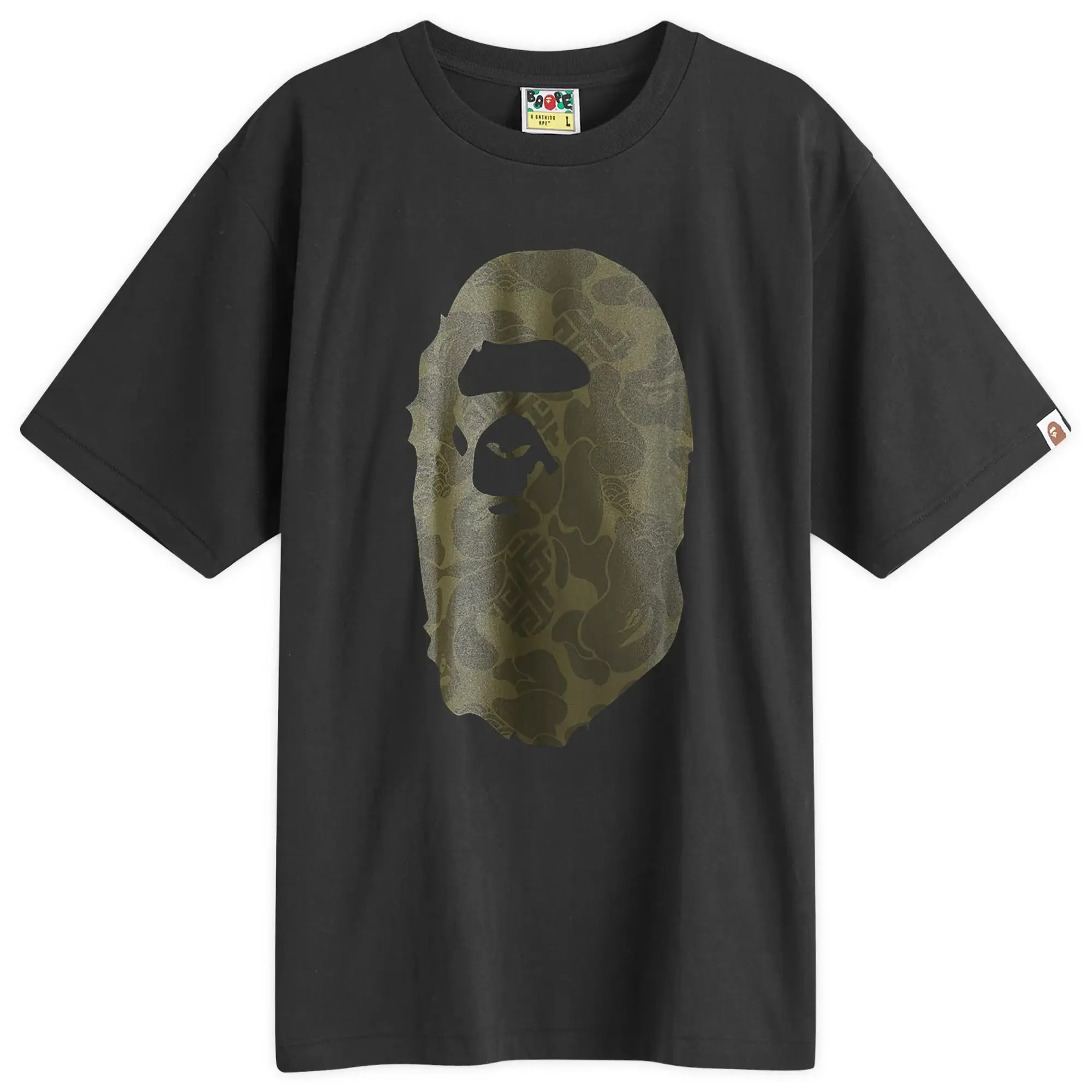 A Bathing Ape Men's Asia Camo Big Ape Head T-Shirt Black