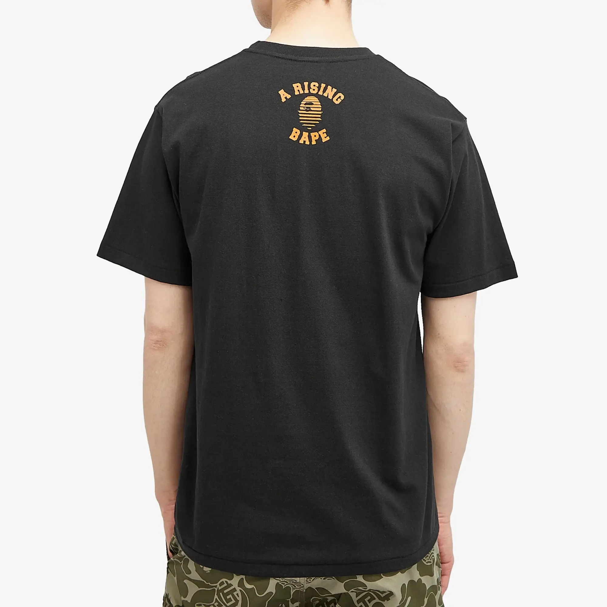 A Bathing Ape Men's Asia Camo Big Ape Head T-Shirt Black
