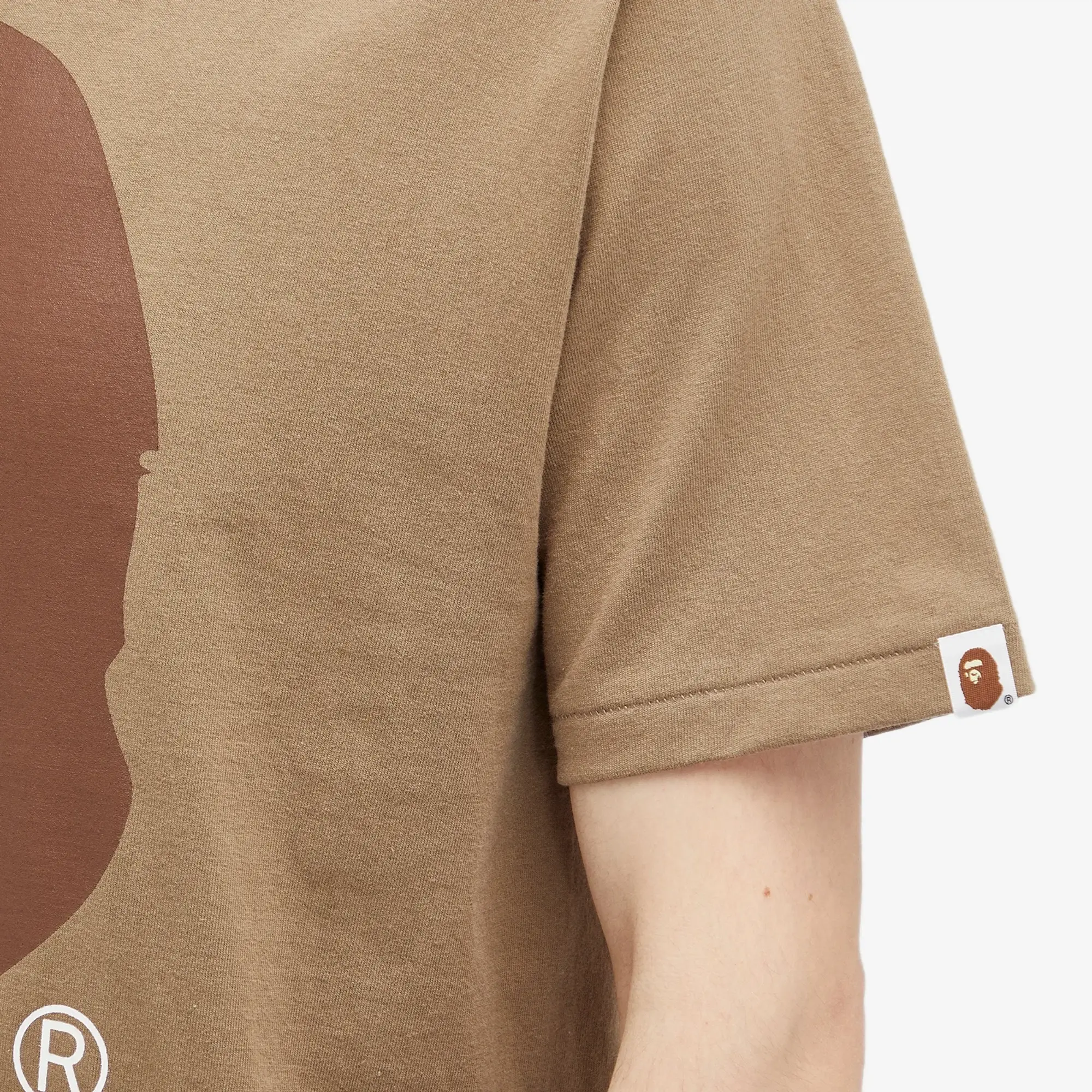 A Bathing Ape Men's By A Bathing Ape Men's T-Shirt Brown