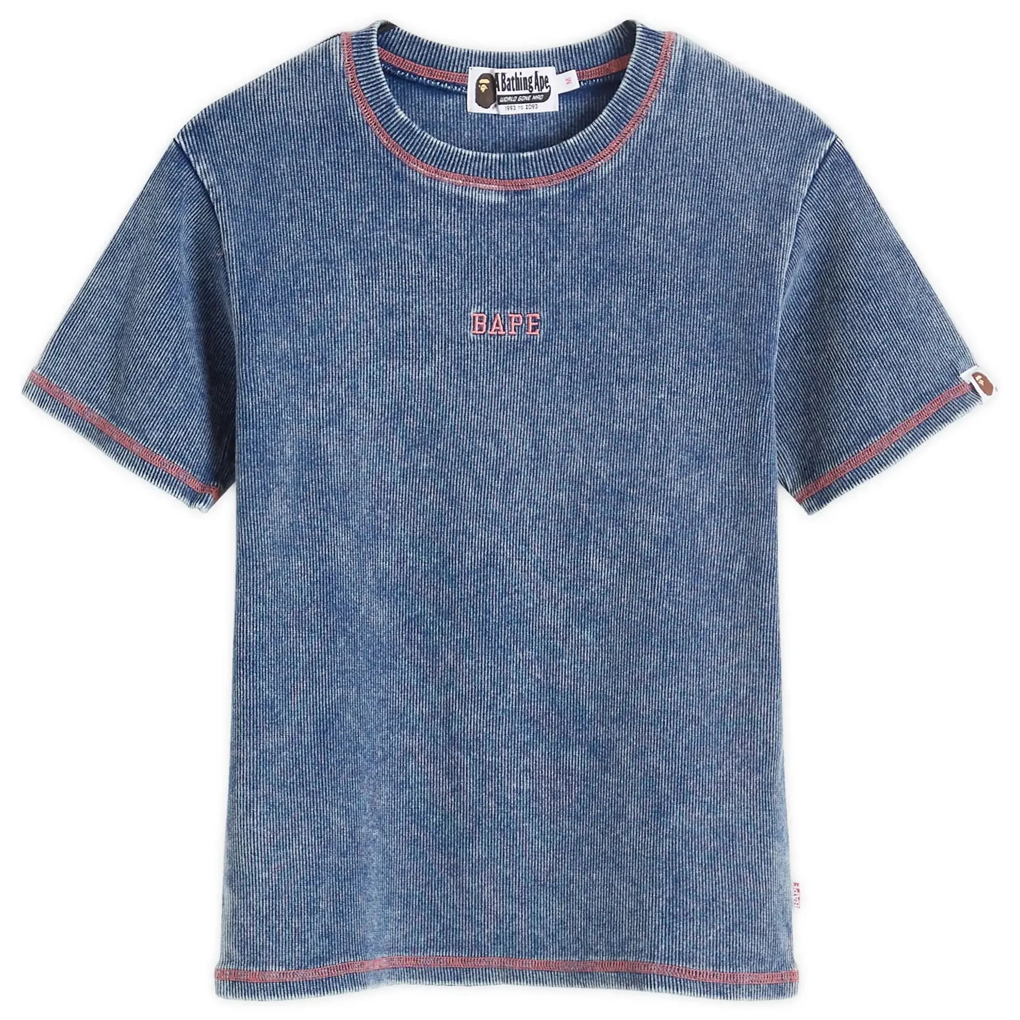 A Bathing Ape Women's Bape Indigo Rib T-Shirt